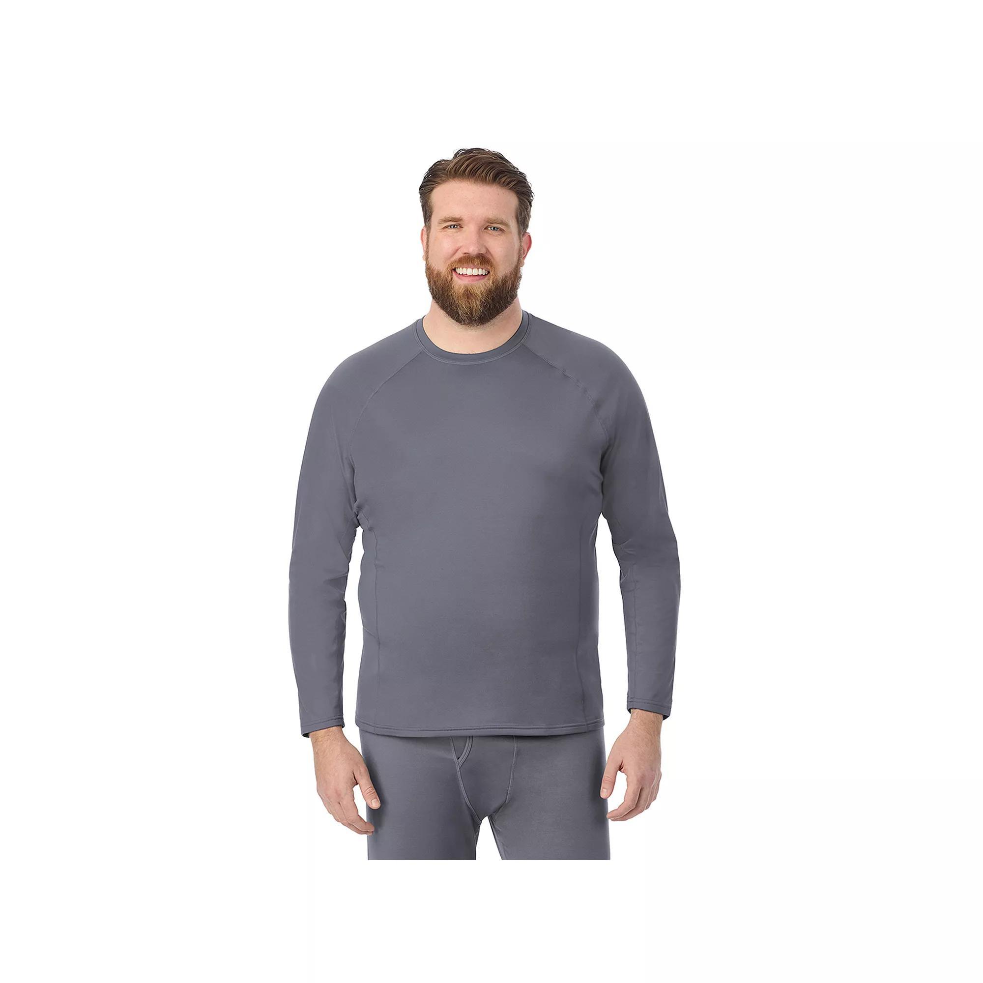 Big & Tall Cuddl Duds® Heavyweight ArctiCore Performance Base Layer Crew Top, Men's, Size: 3XB, Nickel Grey Product Image