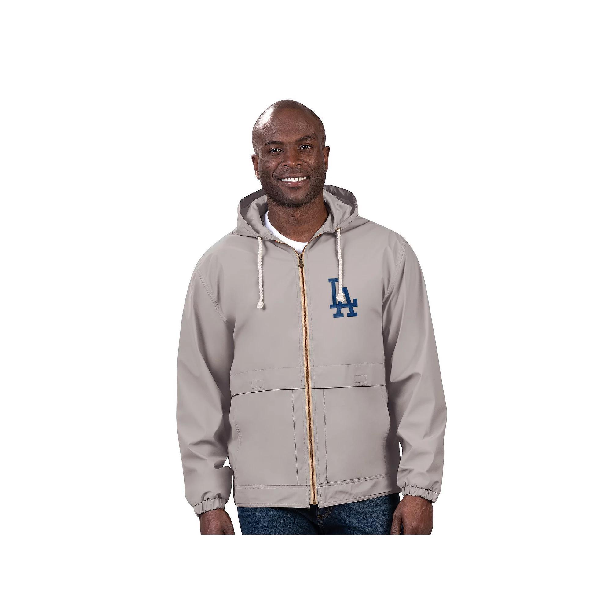 Men's G-III Sports by Carl Banks  Gray San Diego Padres Full-Zip Rain Jacket, Size: 2XL, Grey Product Image