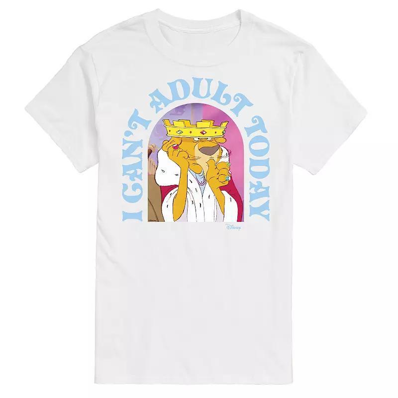 Disneys Robin Hood Prince John Mens Graphic Tee Blue Product Image