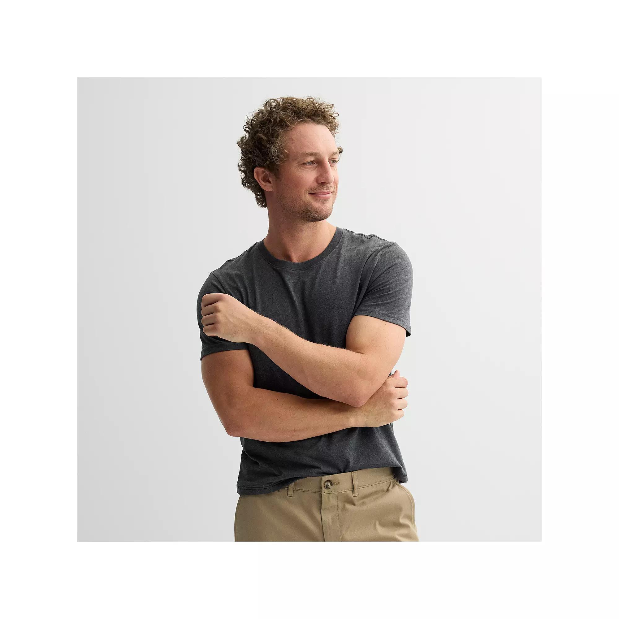 Men's Sonoma Goods For Life® 9" Flexwear Flat Front Shorts, Size: 28 9 IN, Lead Gray Product Image