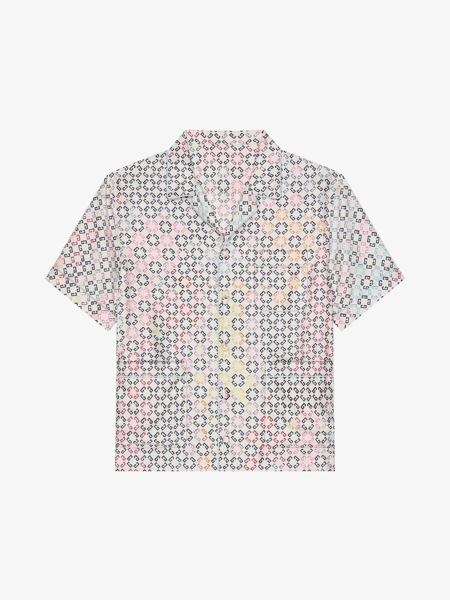 Multicolor pyjamas shorts in monogram 72 silk Product Image