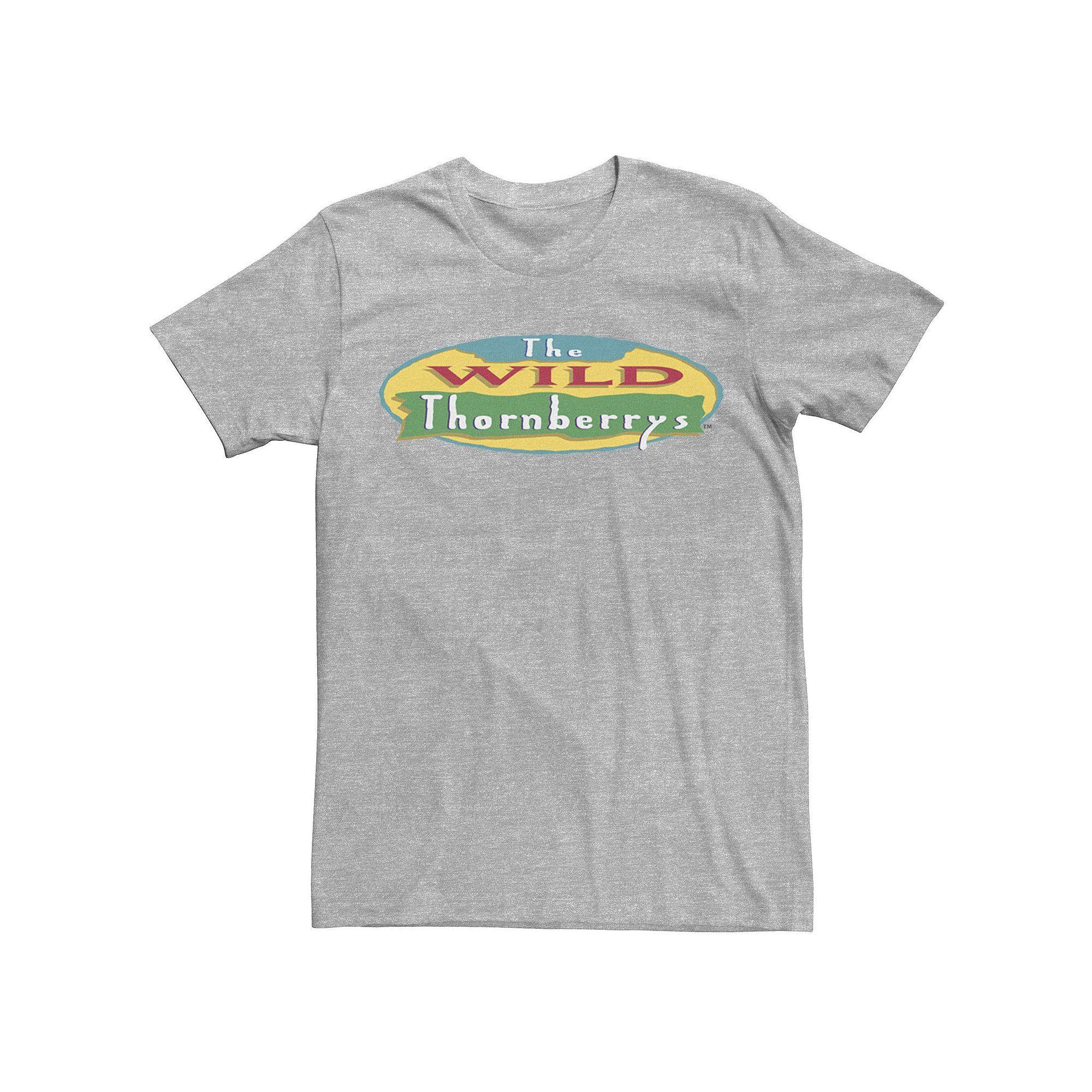 Mens Wild Thornberries Logo Short Sleeve Tee Athletic Grey Product Image