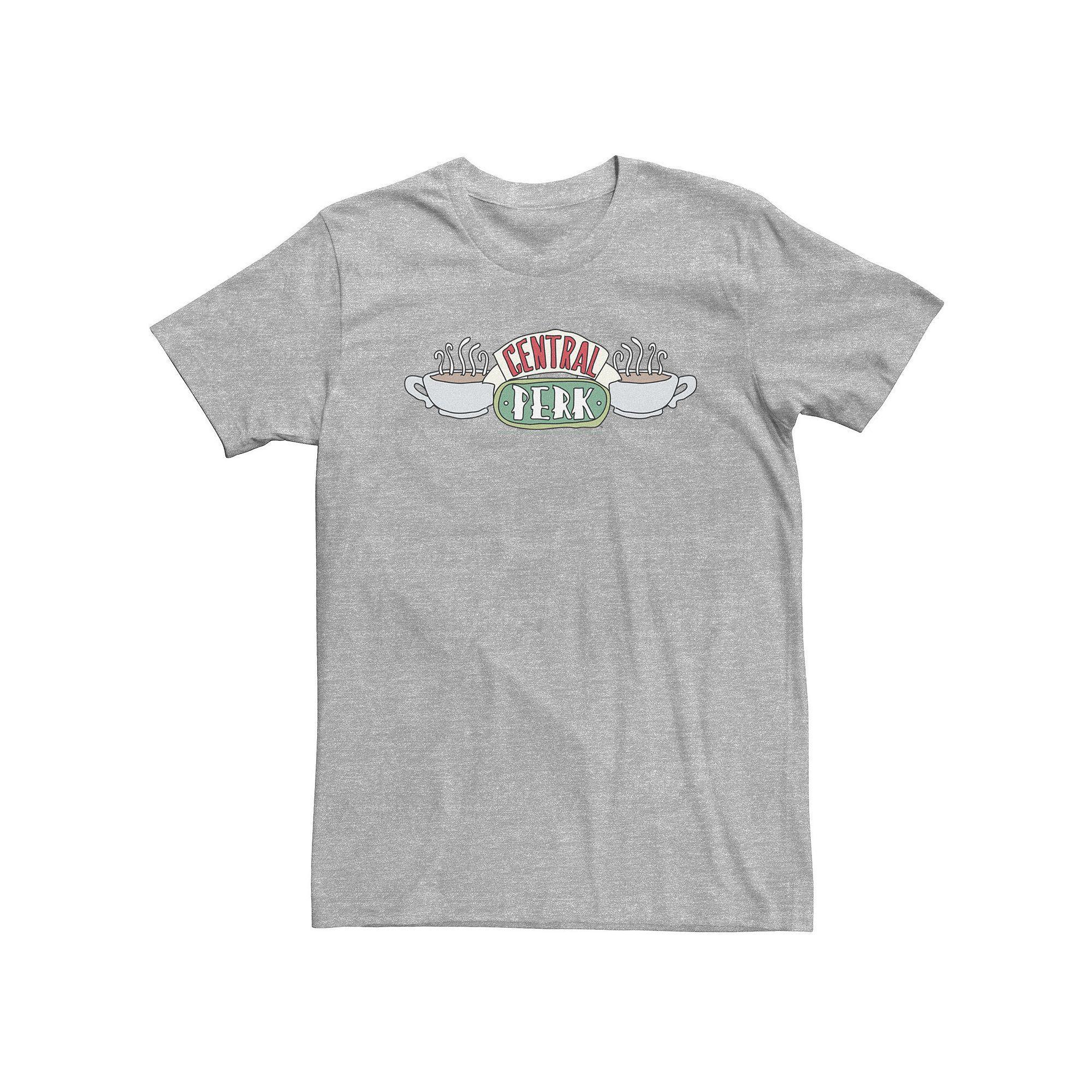 Big & Tall Celebrate Rainbow Outlined Cursive Text Tee, Men's, Size: XXL Tall, Athletic Grey Product Image