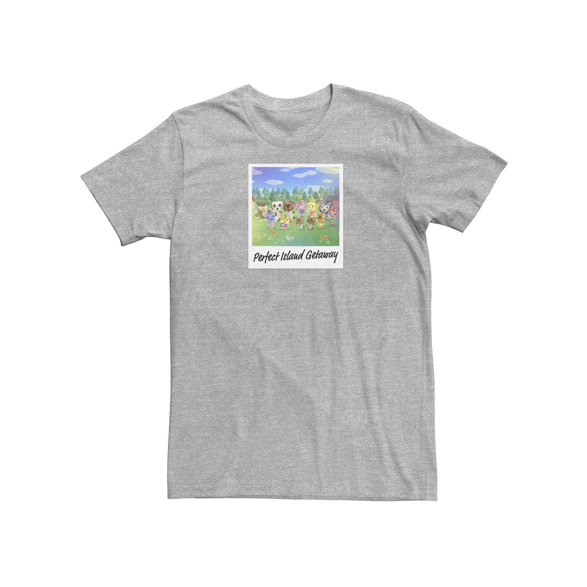 Big & Tall Animal Crossing: New Horizons Perfect Island Getaway Tee, Men's, Size: Large Tall, Athletic Grey Product Image
