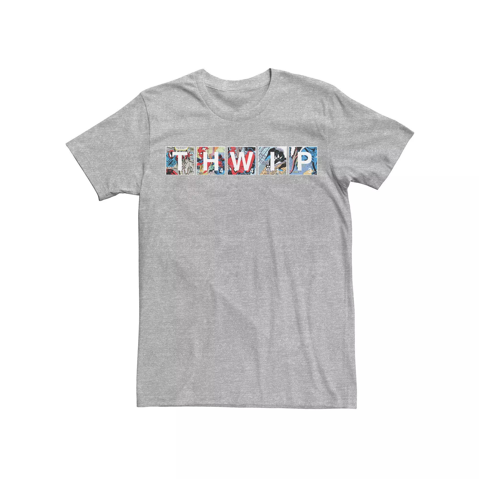Men's Marvel Spider-Man Thwip Elements Tee, Size: XL, Athletic Grey Product Image