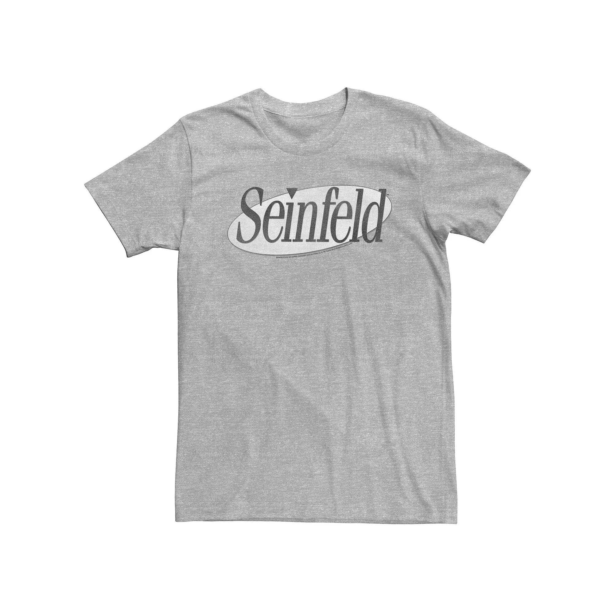 Big & Tall Seinfeld Original Logo Tee, Men's, Size: 4XL Tall, Athletic Grey Product Image