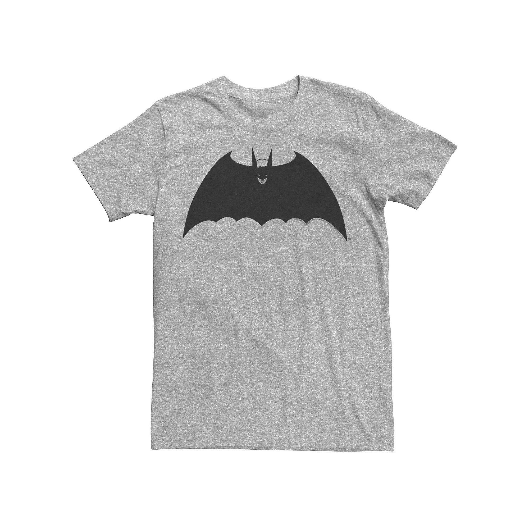 Men's DC Comics Batman Front Portrait Logo Tee, Size: XL, Royal Grey Product Image