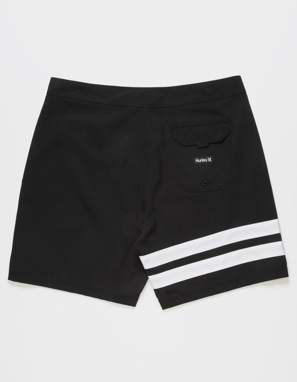 HURLEY Block Party Mens 18'' Boardshorts - BLACK Product Image
