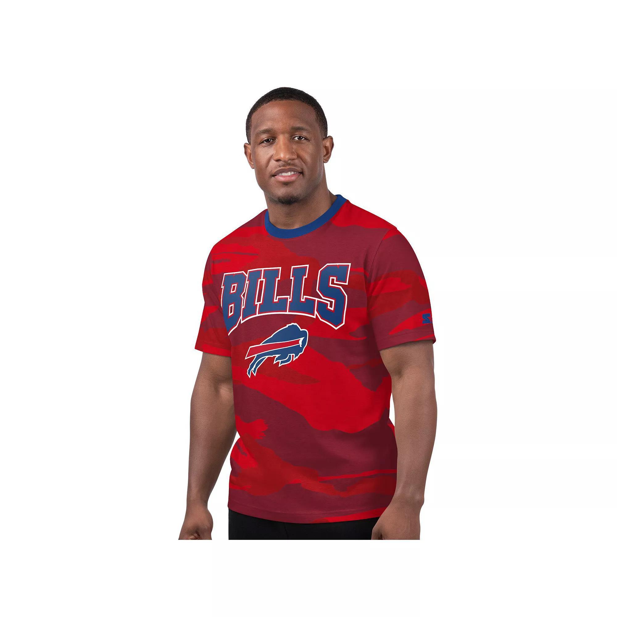 Men's Starter Red Buffalo Bills Thursday Night Gridiron T-Shirt, Size: 3XL Product Image