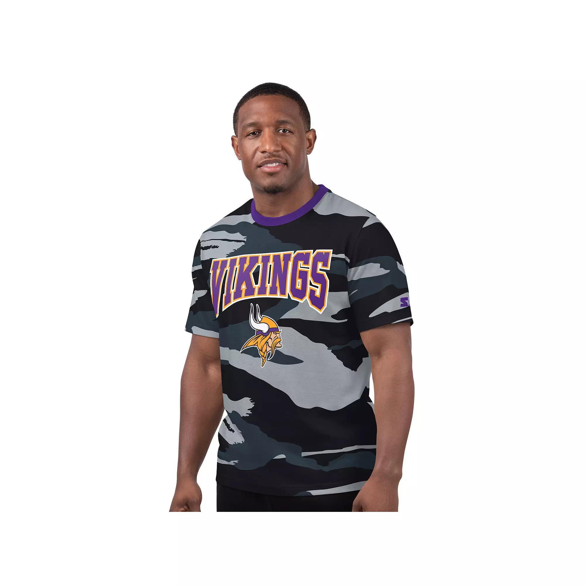Men's Starter Gray Minnesota Vikings Thursday Night Gridiron T-Shirt, Size: Large, Grey Product Image