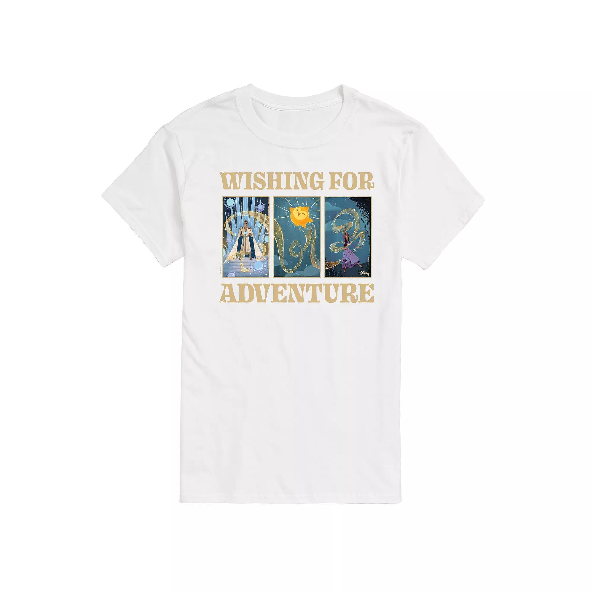 Disneys Wish Big & Tall Wishing For Adventure Graphic Tee, Mens Product Image