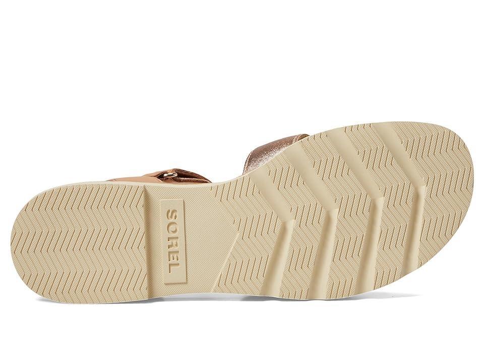 SOREL Ella III Ankle Strap (Honest Beige/Honey White) Women's Shoes Product Image