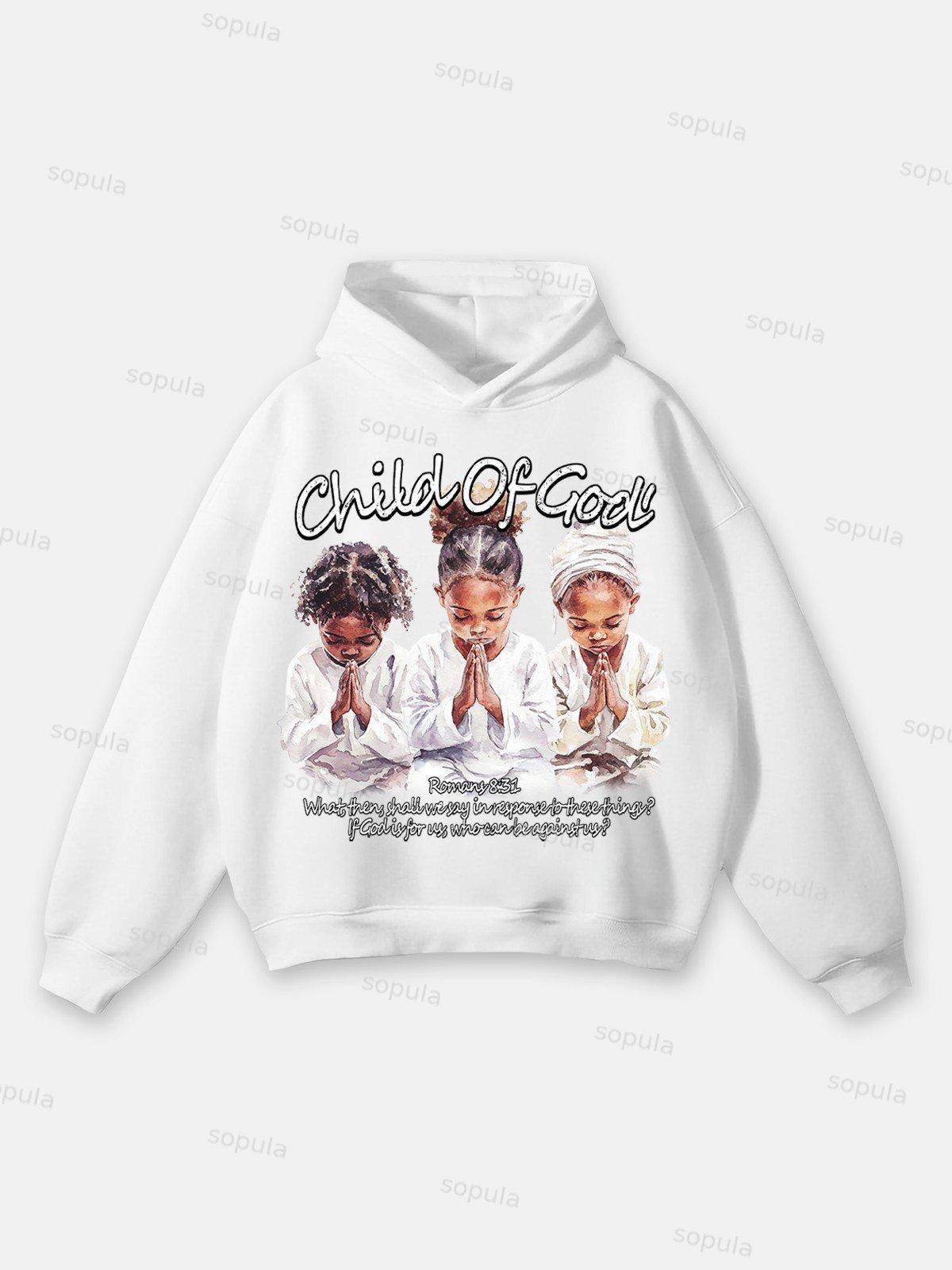 Sopula Top Man Retro Graphic Hoodie Product Image