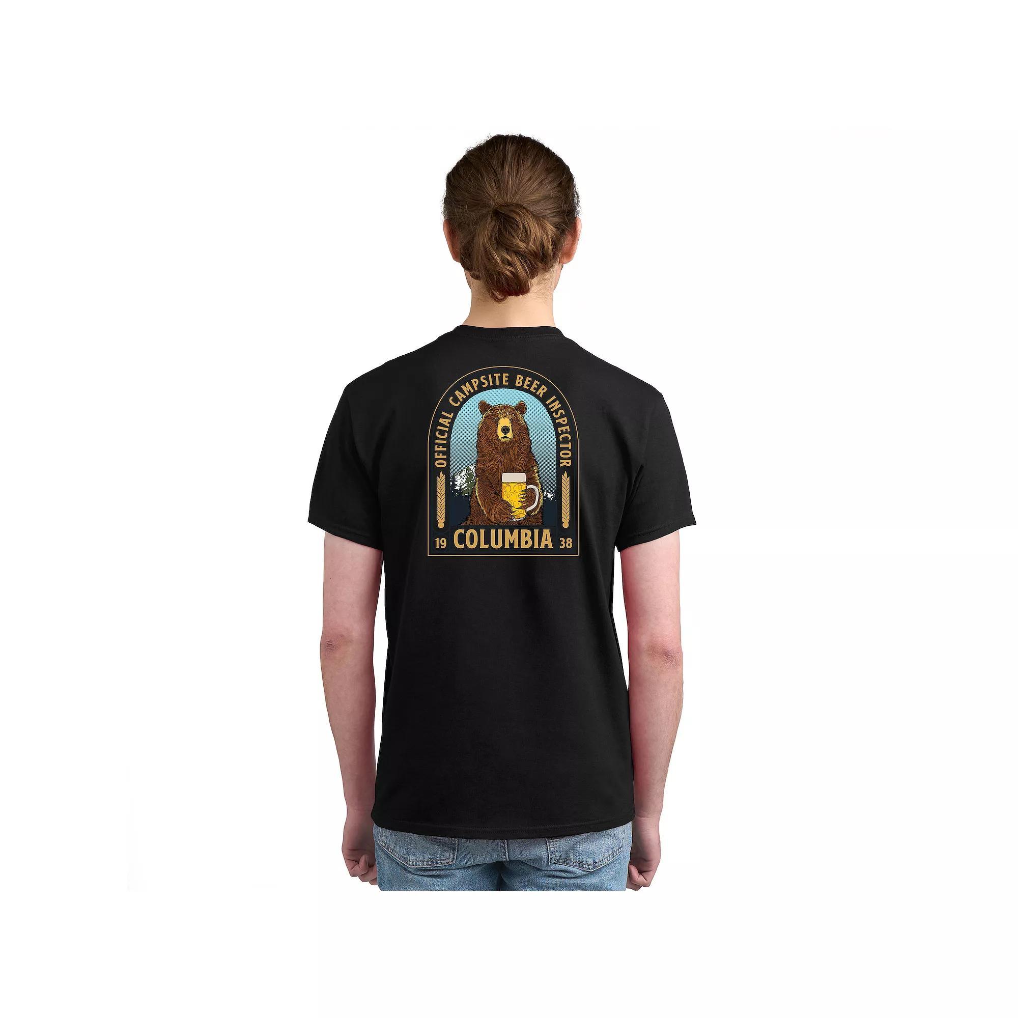 Mens Columbia Short Sleeve Graphic Tee Product Image