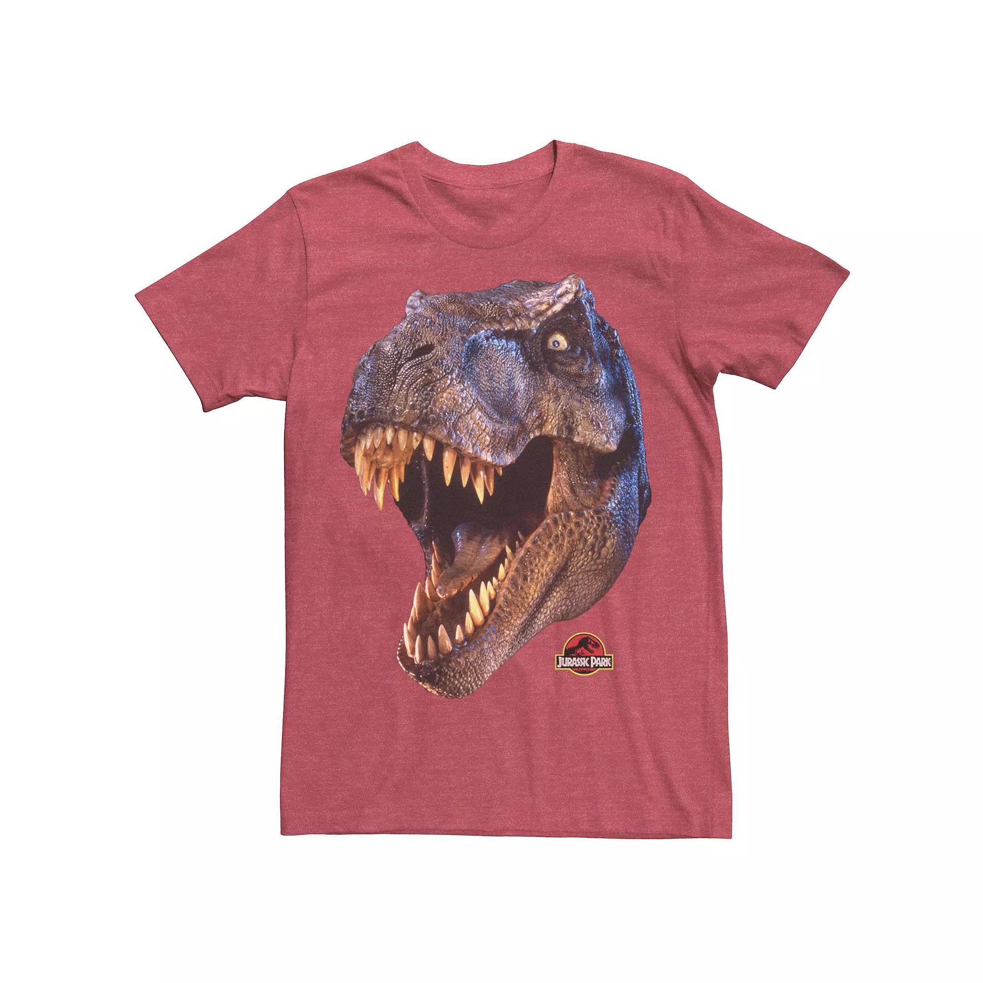 Mens Jurassic Park T-Rex Head Roar Tee Product Image