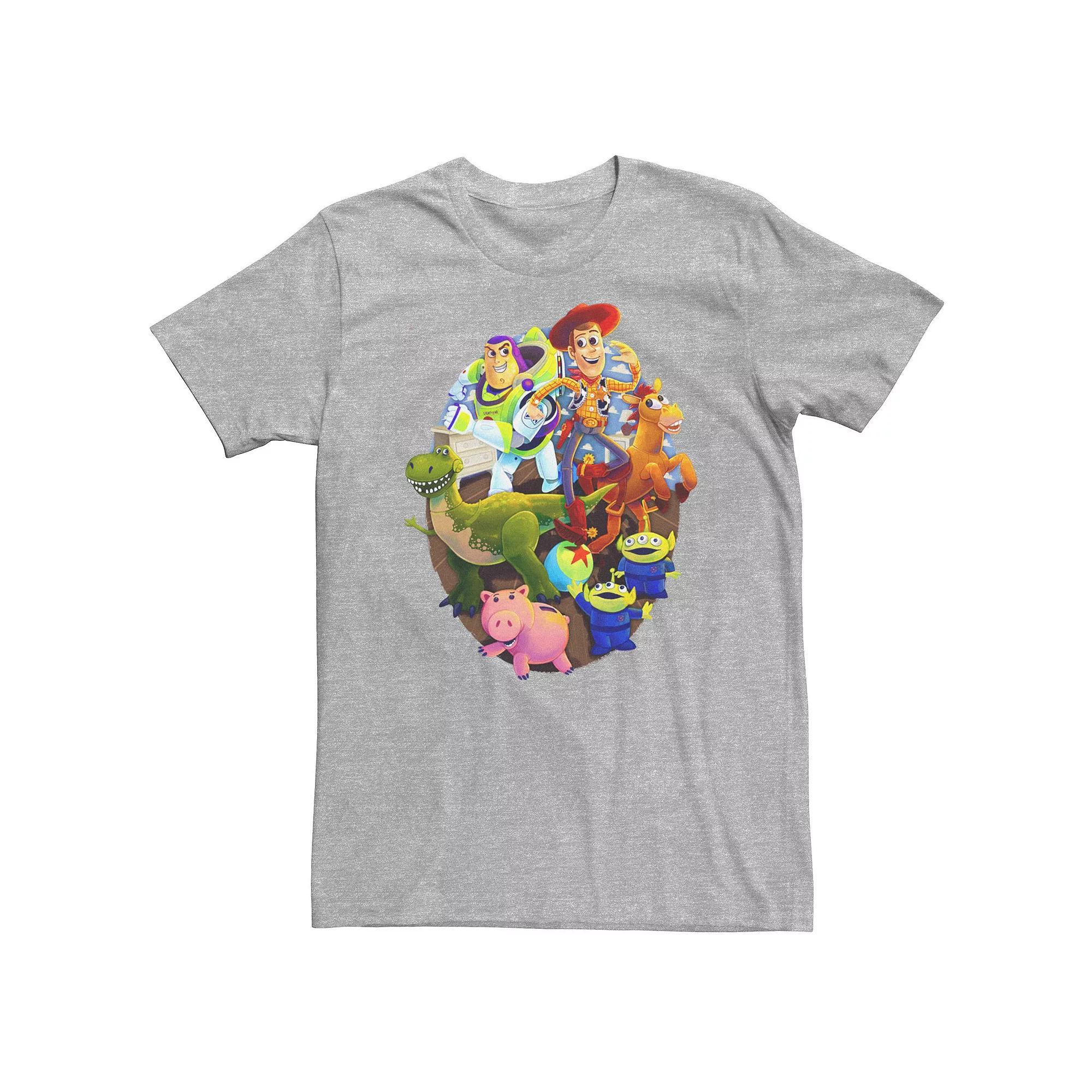 Big & Tall Nintendo Mario Kart Racers Ready Line-Up Tee, Men's, Size: 3XL Tall, Athletic Grey Product Image