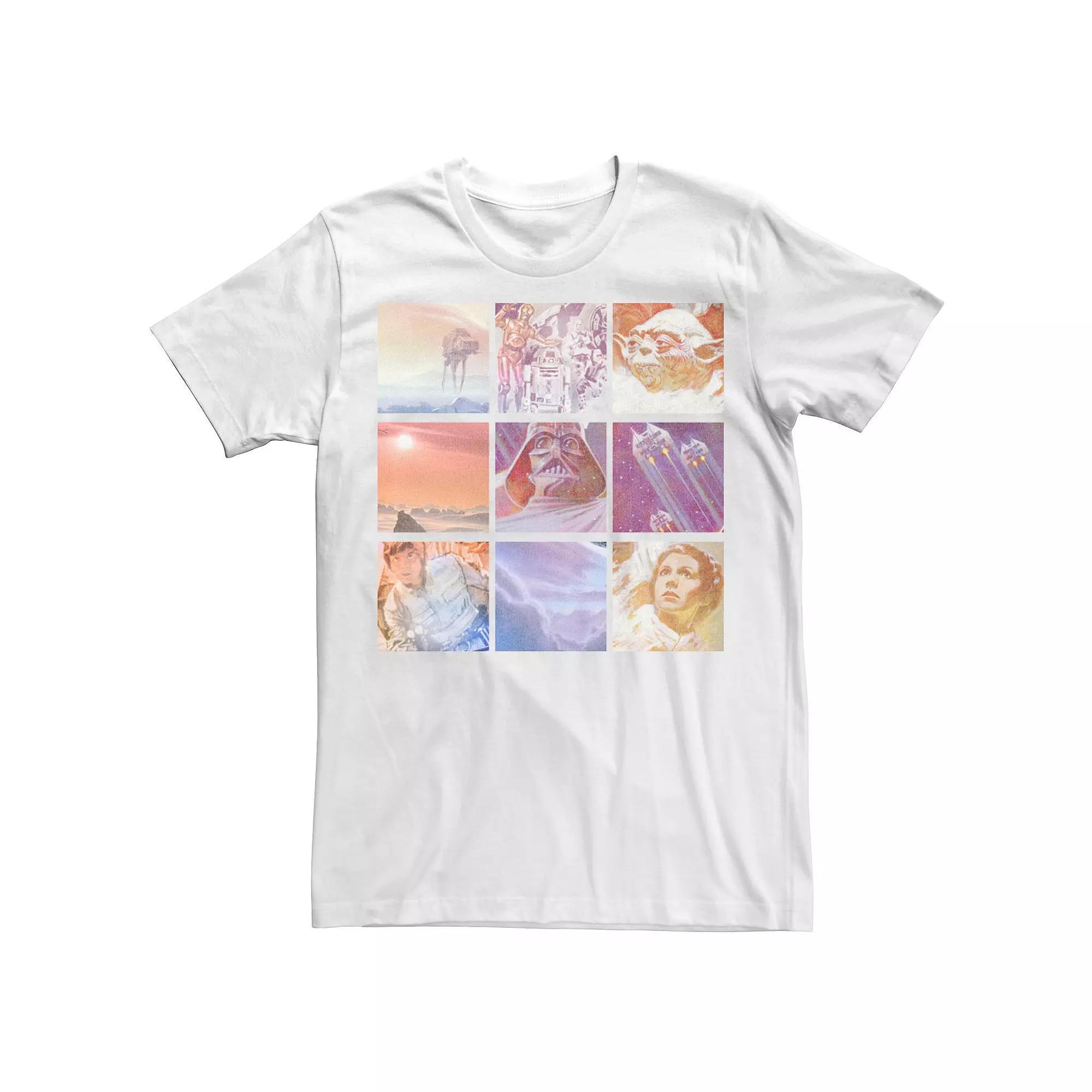 Men's Star Wars Three By Three Group Tee, Size: XL, White Product Image