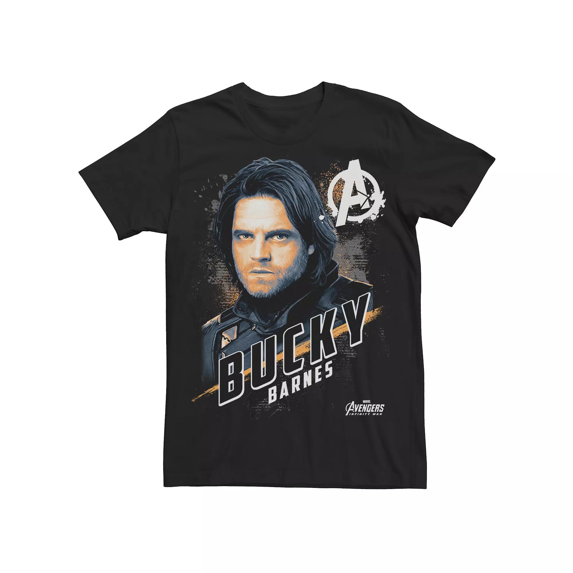 Mens Avengers Infinity War Winter Bucky Solo Tee Product Image