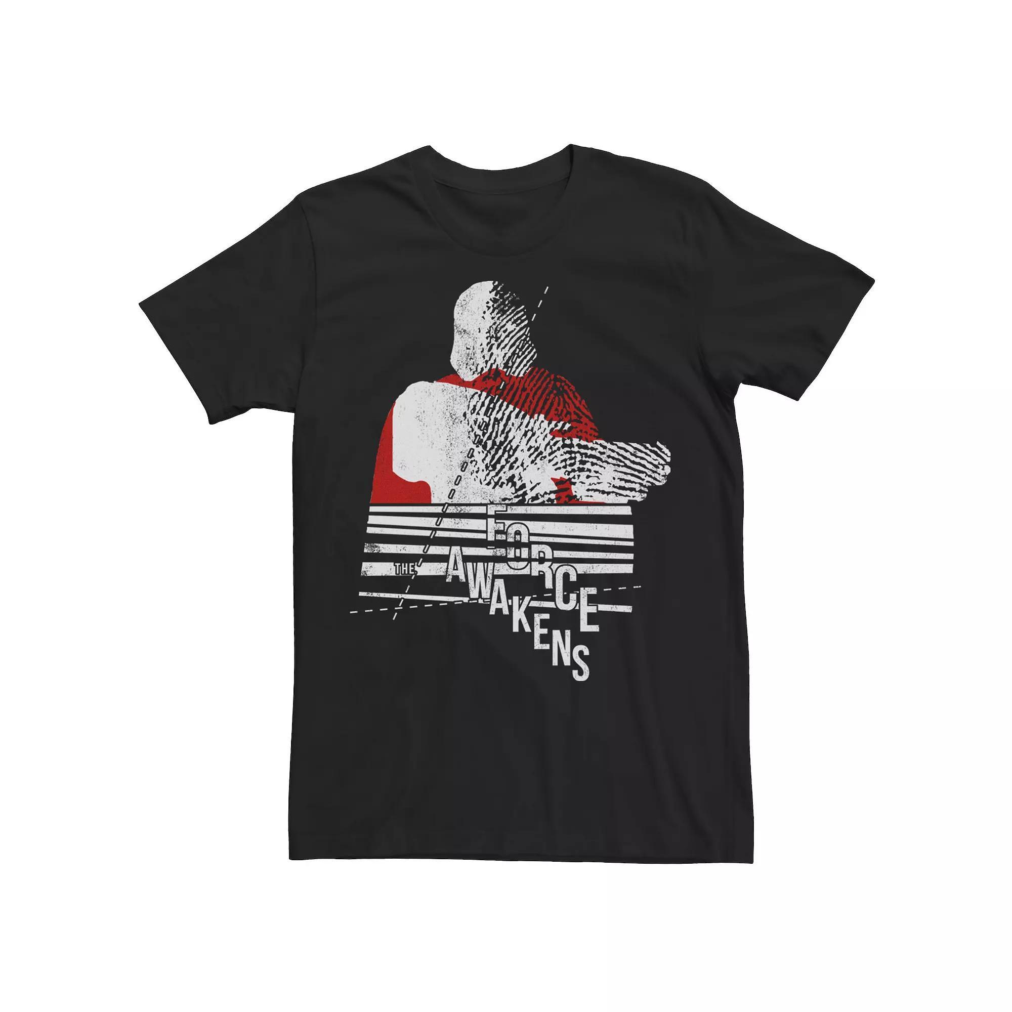 Men's Star Wars The Force Awakens Captain Phasma Prints Tee, Size: Medium, Black Product Image
