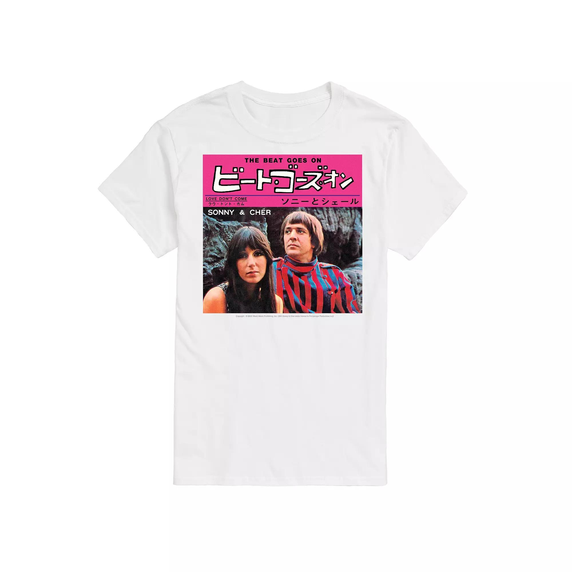 Big & Tall Sonny And Cher Tee, Mens Product Image