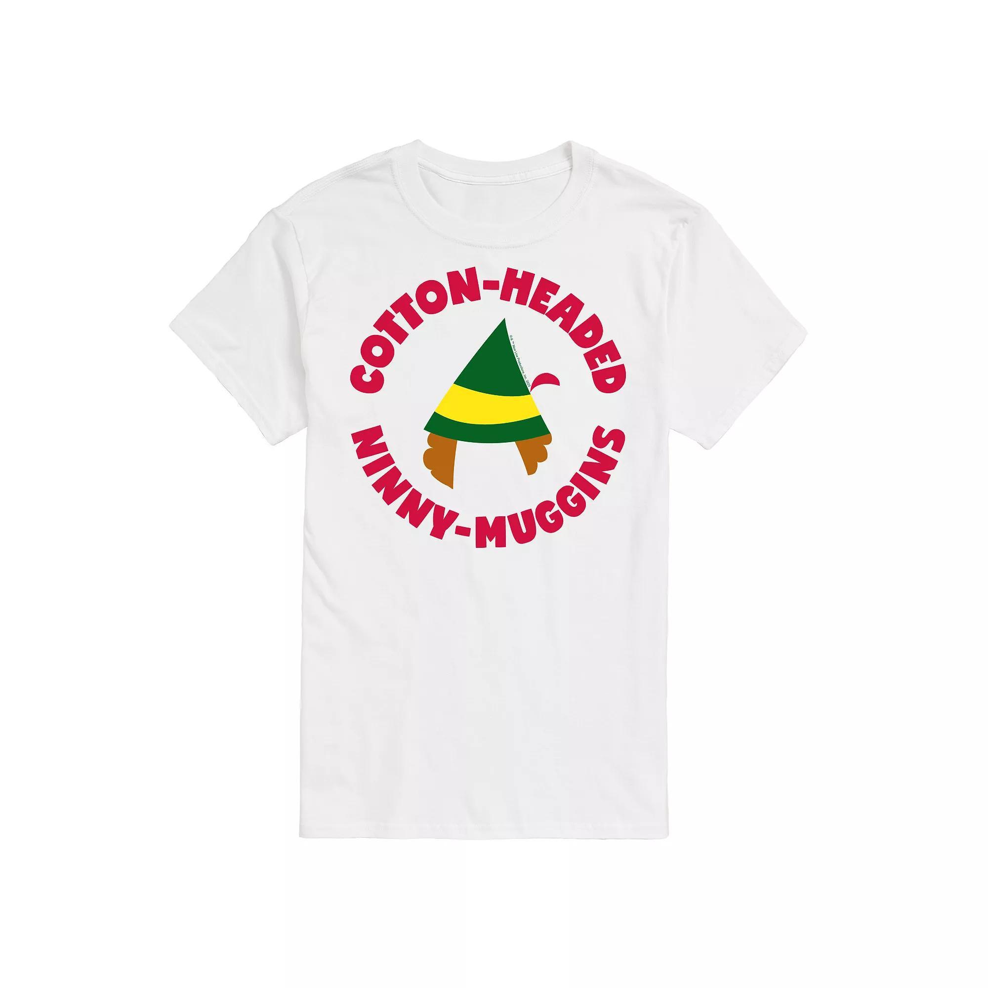 Big & Tall Elf Ninny Muggins Graphic Tee, Mens Product Image