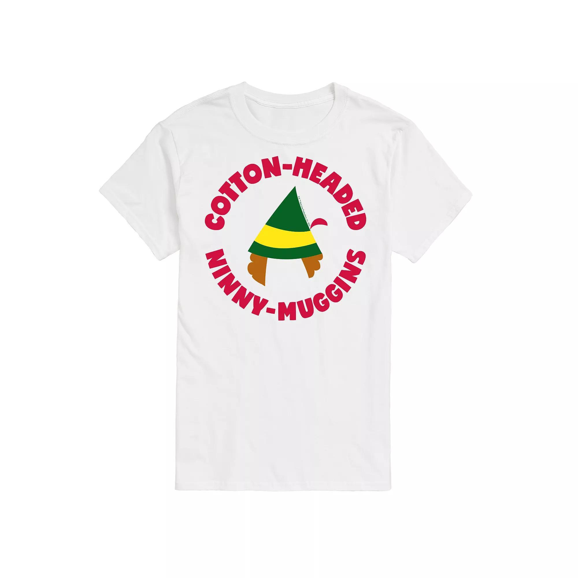 Big & Tall Elf Ninny Muggins Graphic Tee, Mens Product Image