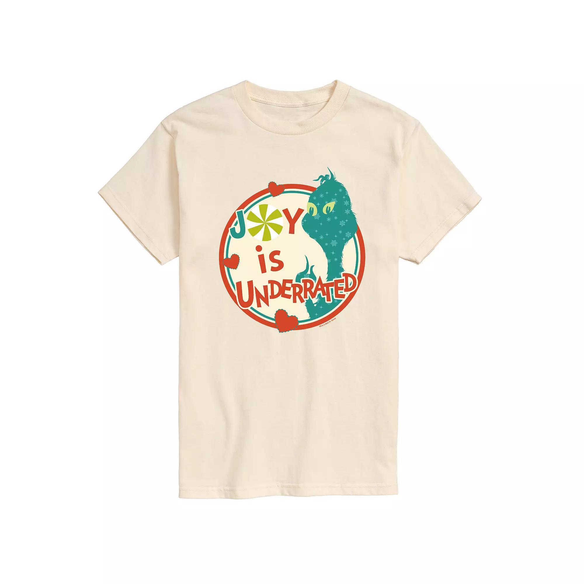 Mens Dr. Seuss The Grinch Joy Is Underrated Graphic Tee Product Image