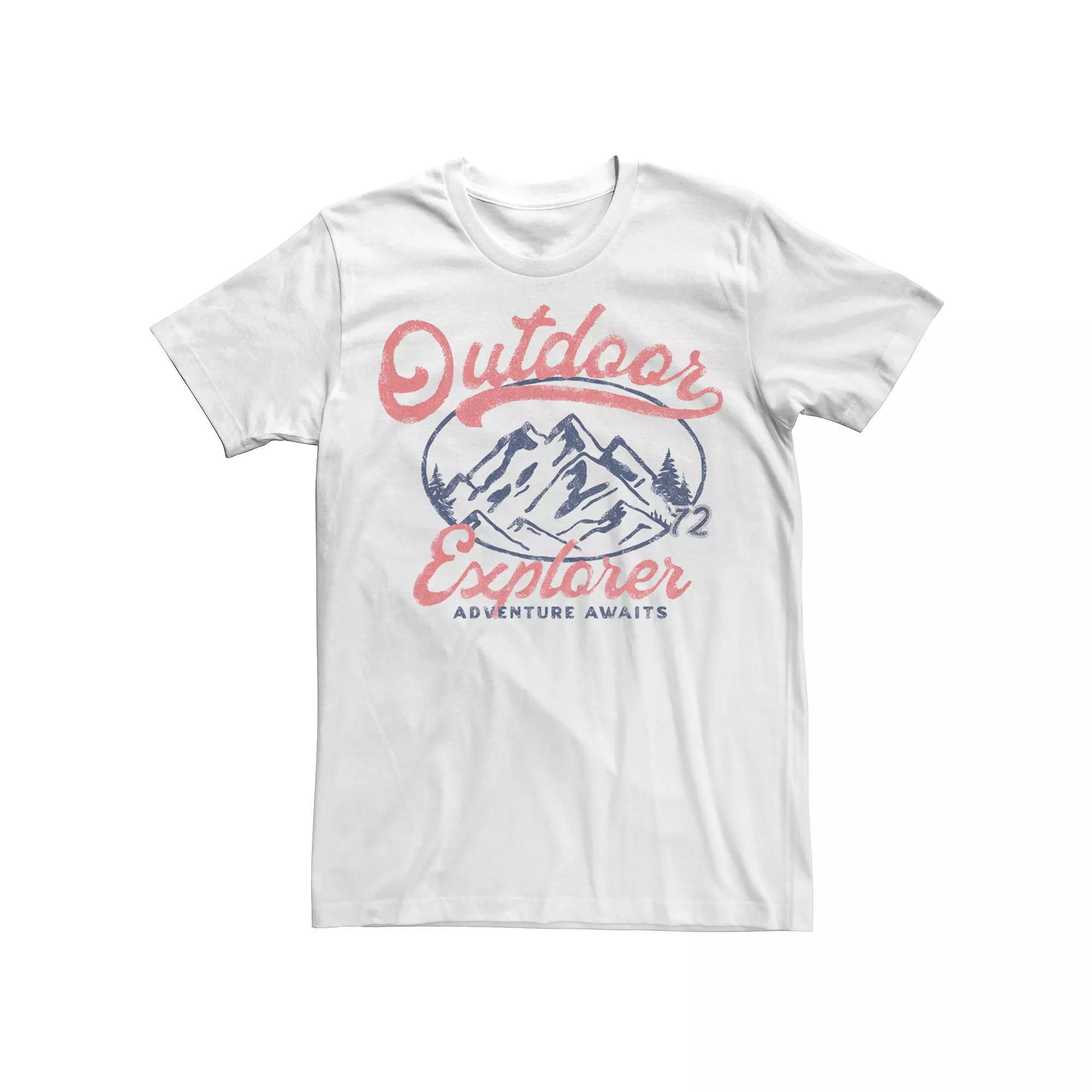 Mens Outdoor Explorer Adventure Awaits 72 Tee, Boys Product Image