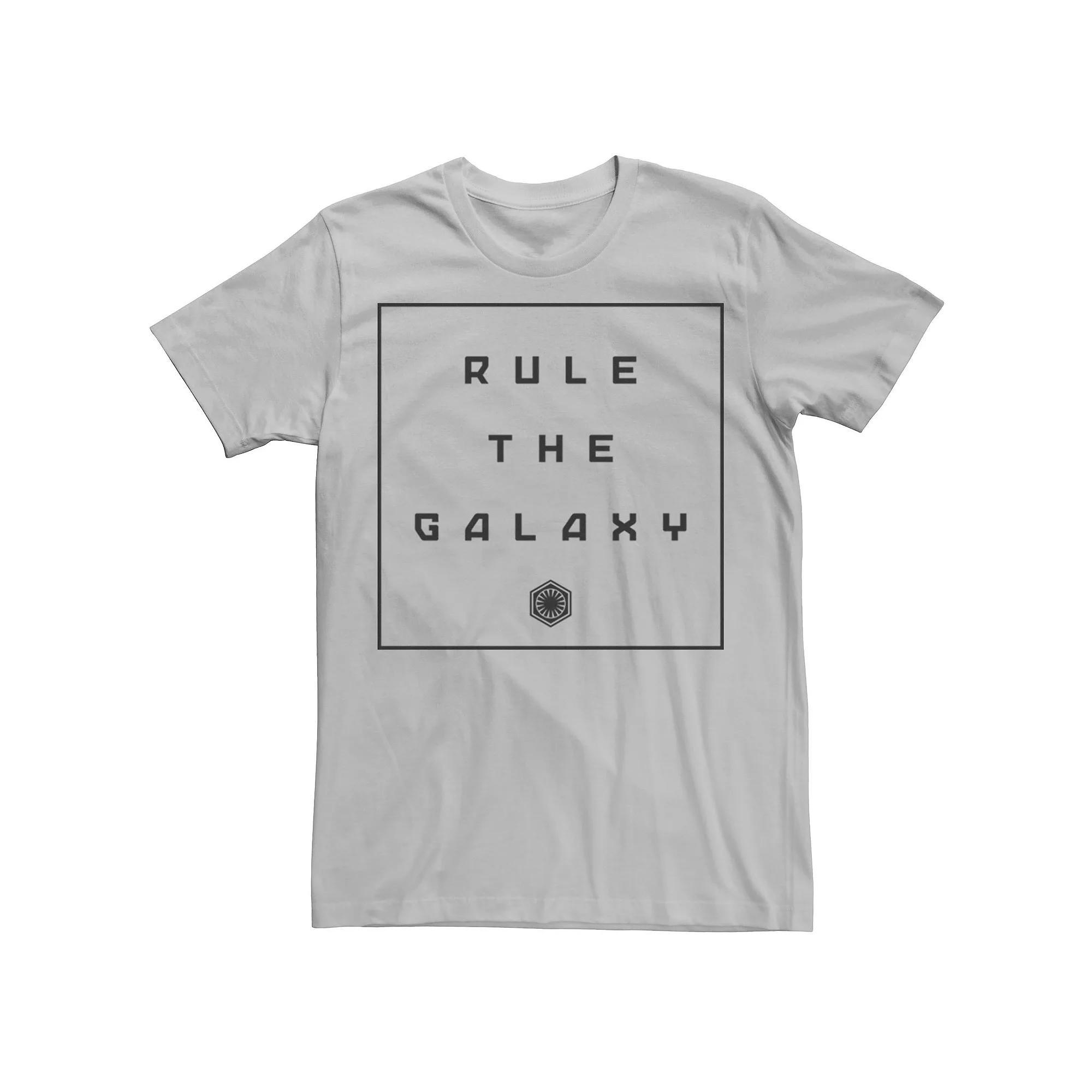 Men's Star Wars "Rule The Galaxy" Graphic Tee, Size: XXL, Silver Product Image