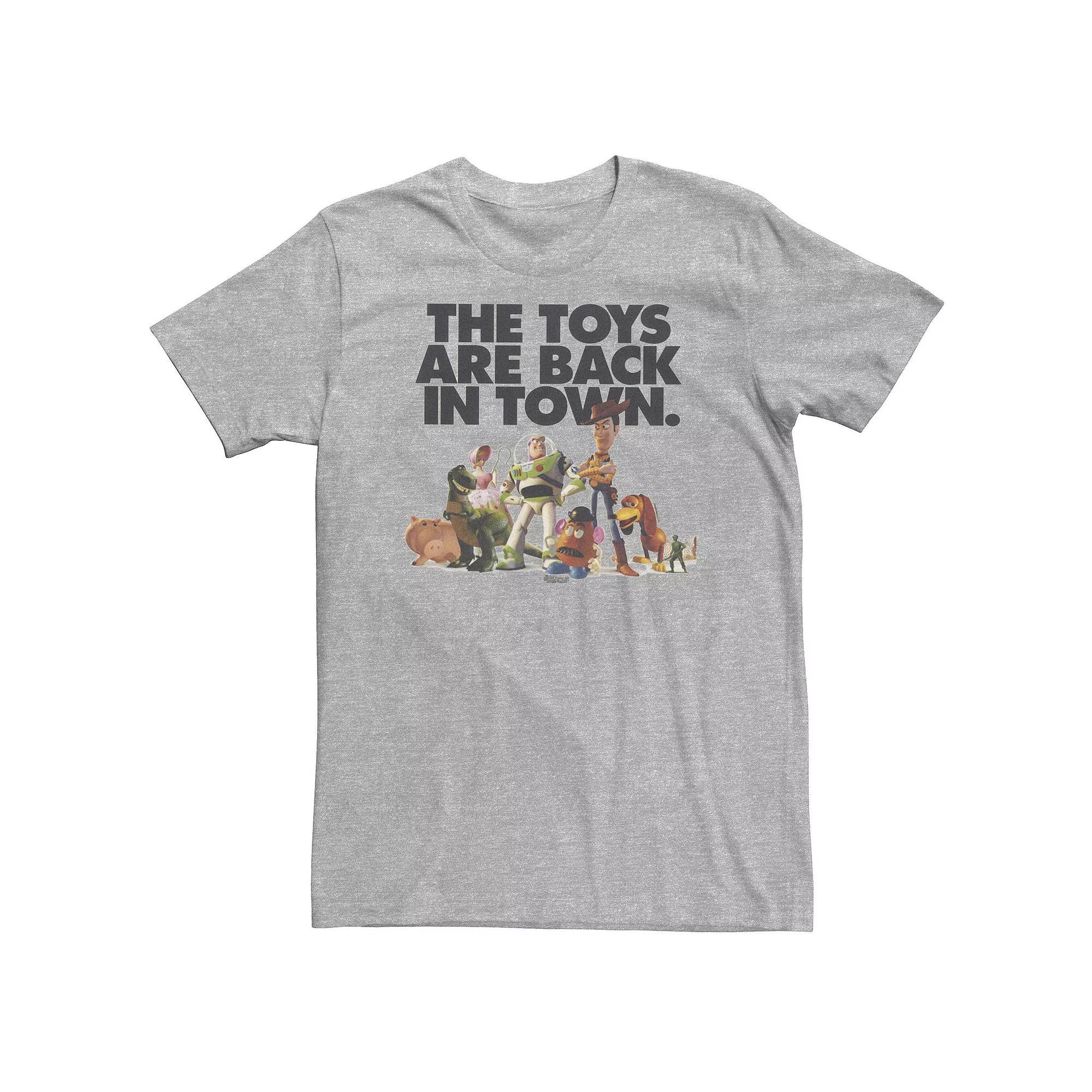 Big & Tall Disney / Pixar Toy Story "The Toys Are Back In Town" Tee, Men's, Size: XXL Tall, White Product Image