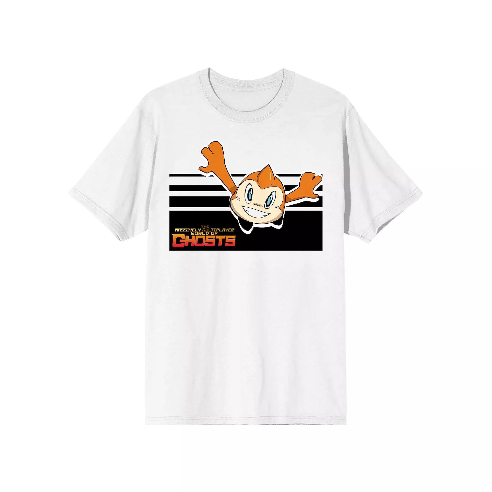 Men's Massively Multiplayer World Logo Short Sleeve Graphic T-Shirt, Size: Large, White Product Image