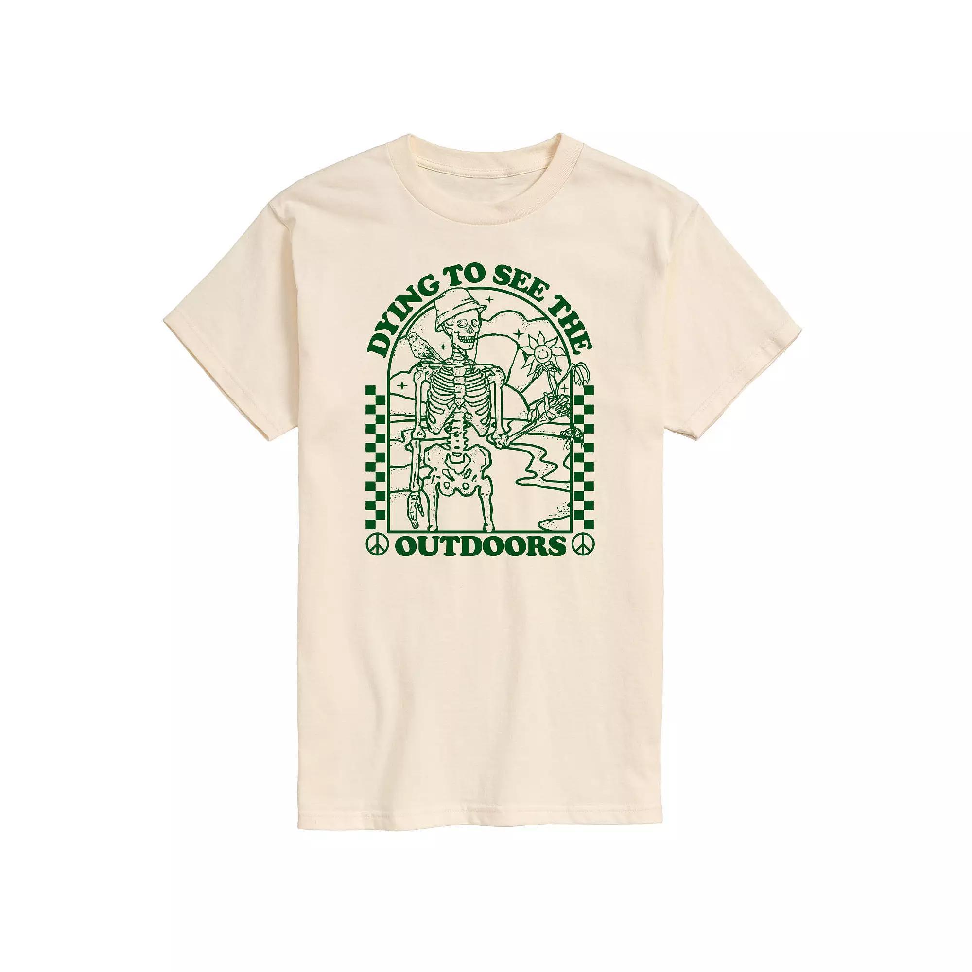 Mens Dying To See Outdoors Tee Product Image