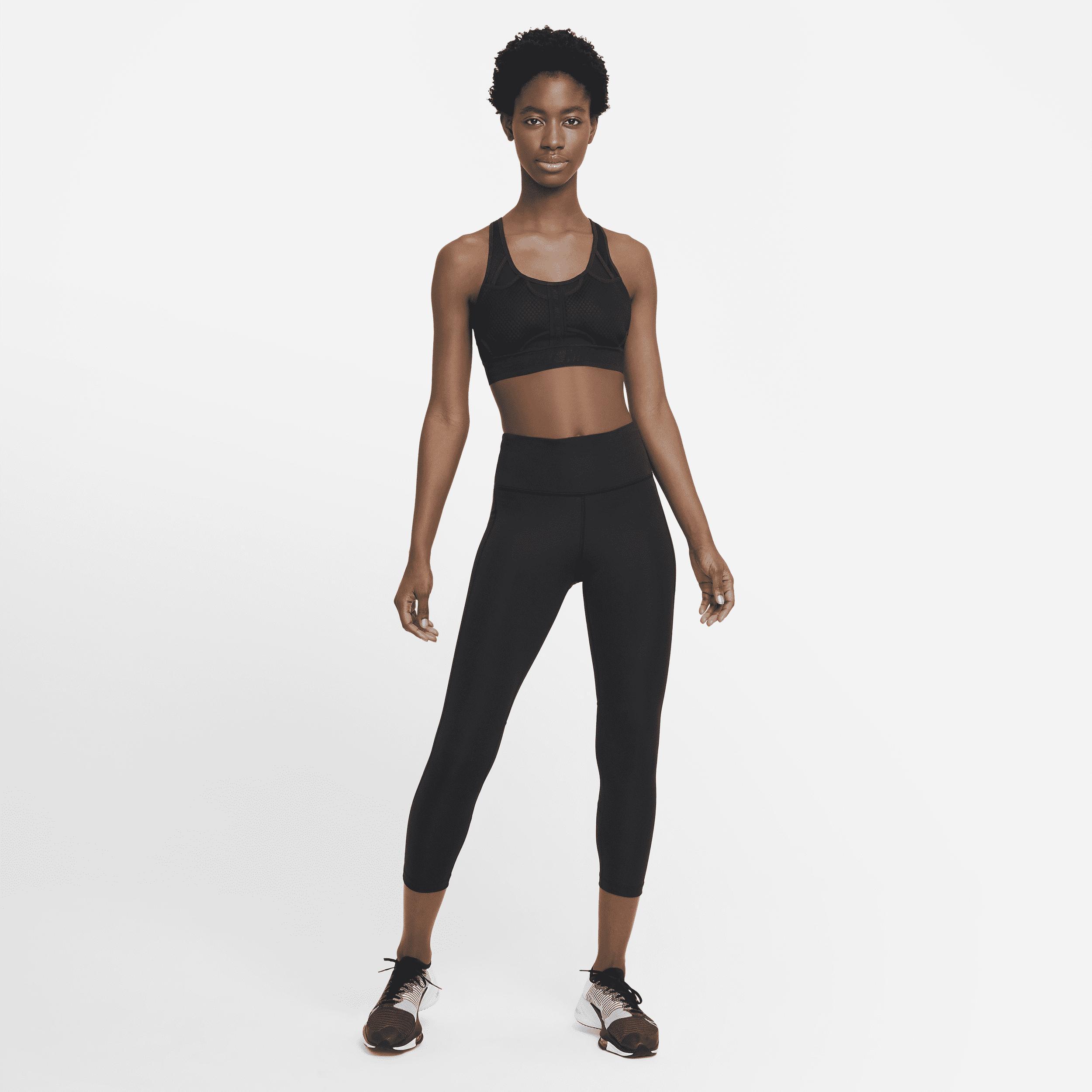 Nike Women's Fast Mid-Rise Crop Running Leggings Product Image