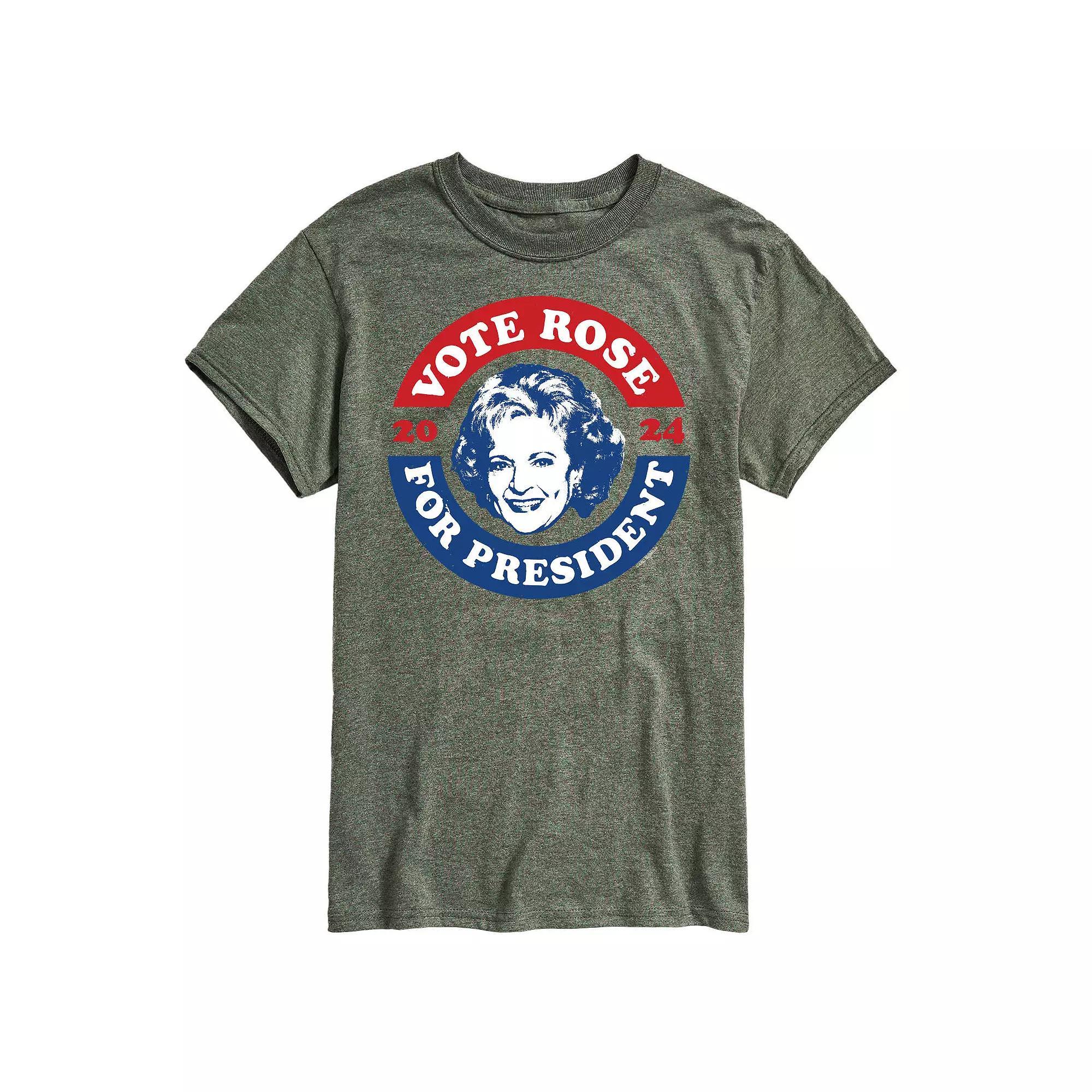 Mens Golden Girls President Rose Tee Product Image
