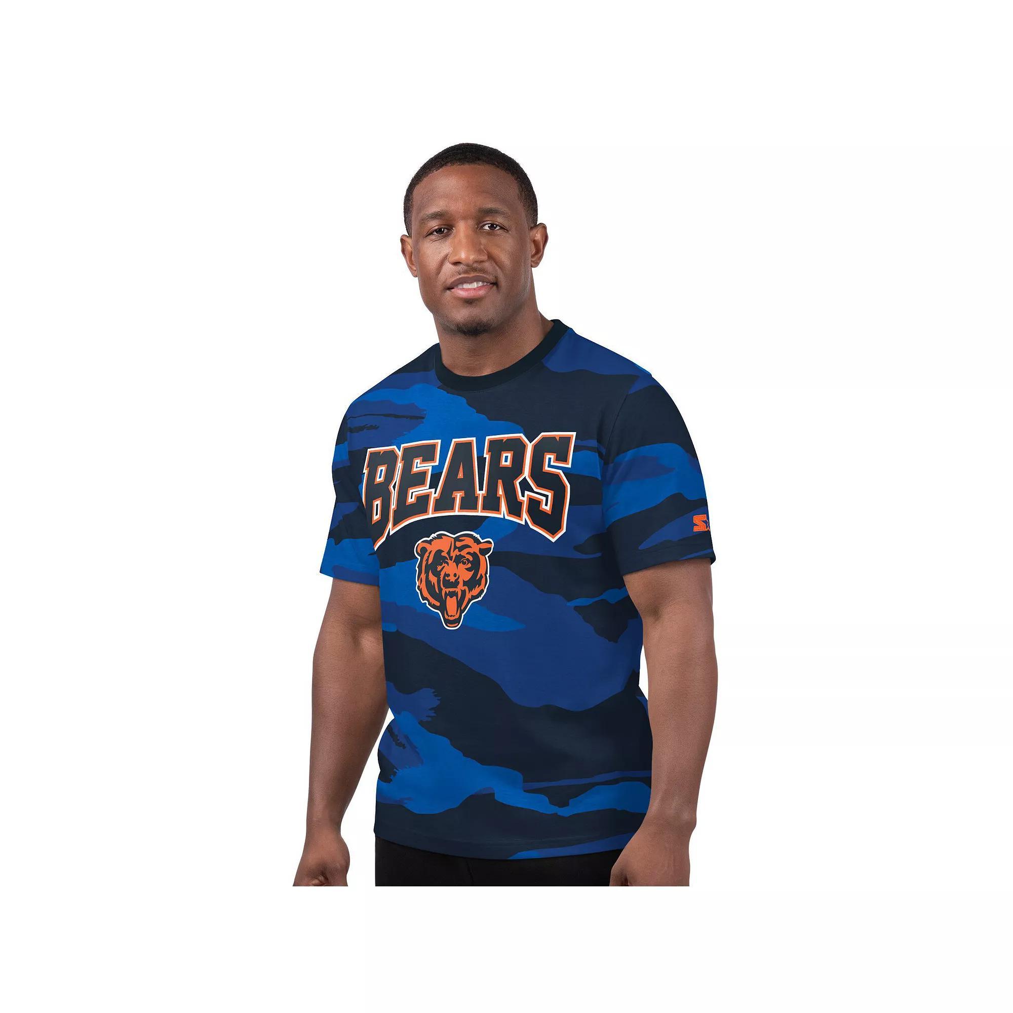 Men's Starter Gray Chicago Bears Thursday Night Gridiron T-Shirt, Size: Medium, Green Product Image