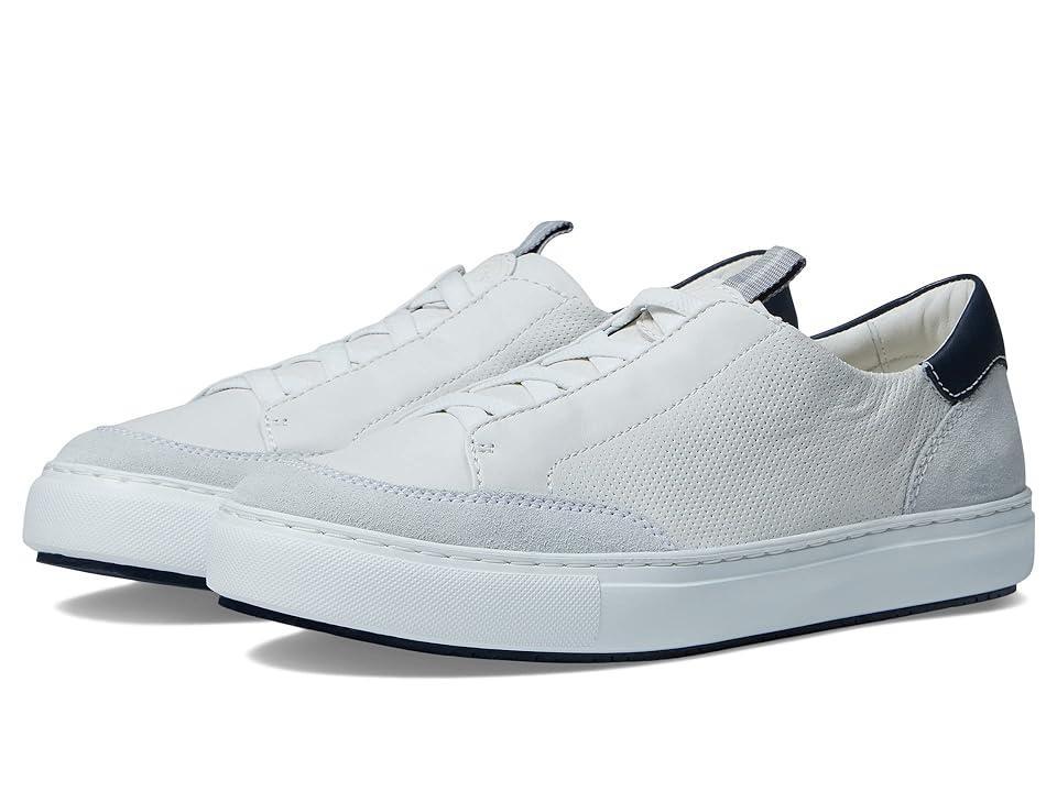 Johnston  Murphy Collection Mens Anson Perforated Sheepskin Stretch Lace-to Product Image
