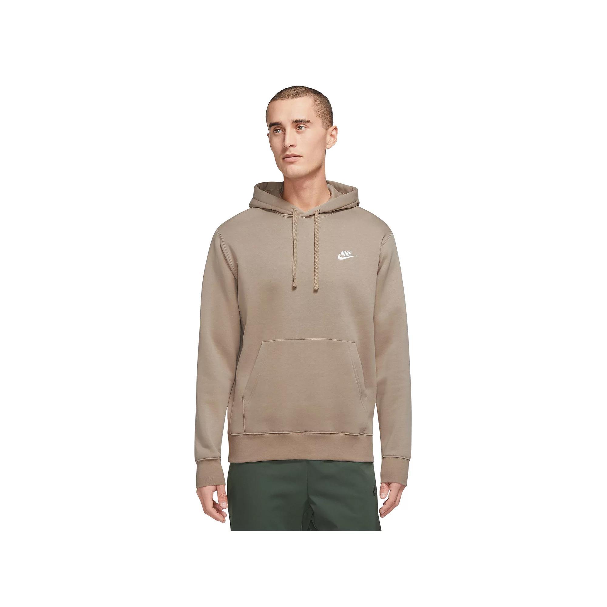 Big & Tall Nike Sportswear Club Fleece Pullover Hoodie, Men's, Size: Medium Tall, Green Product Image