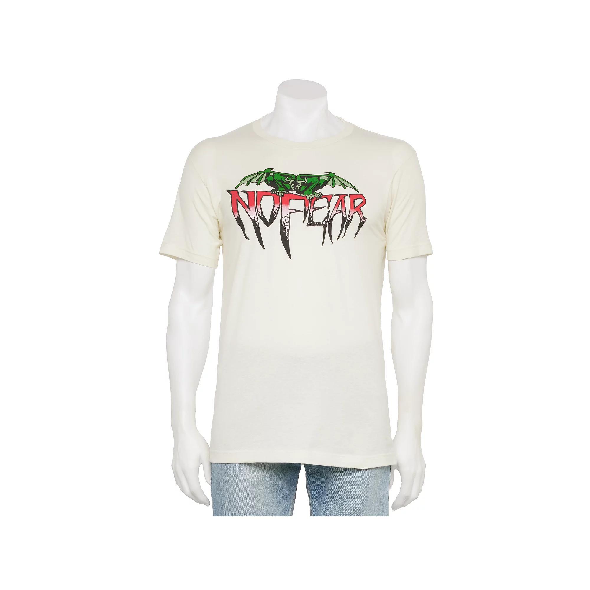 Men's No Fear Vintage Gargoyle Graphic Tee, Size: Medium, Tofu Product Image