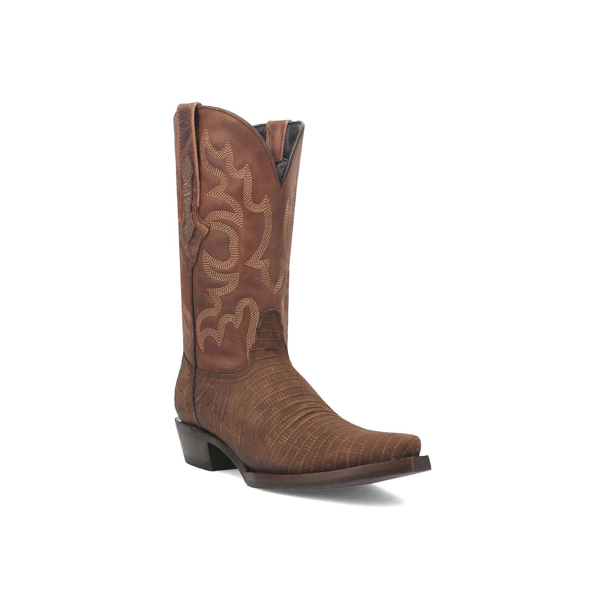 Dingo The Duke Men's Leather Boots, Size: 12 Wide, Brown Product Image