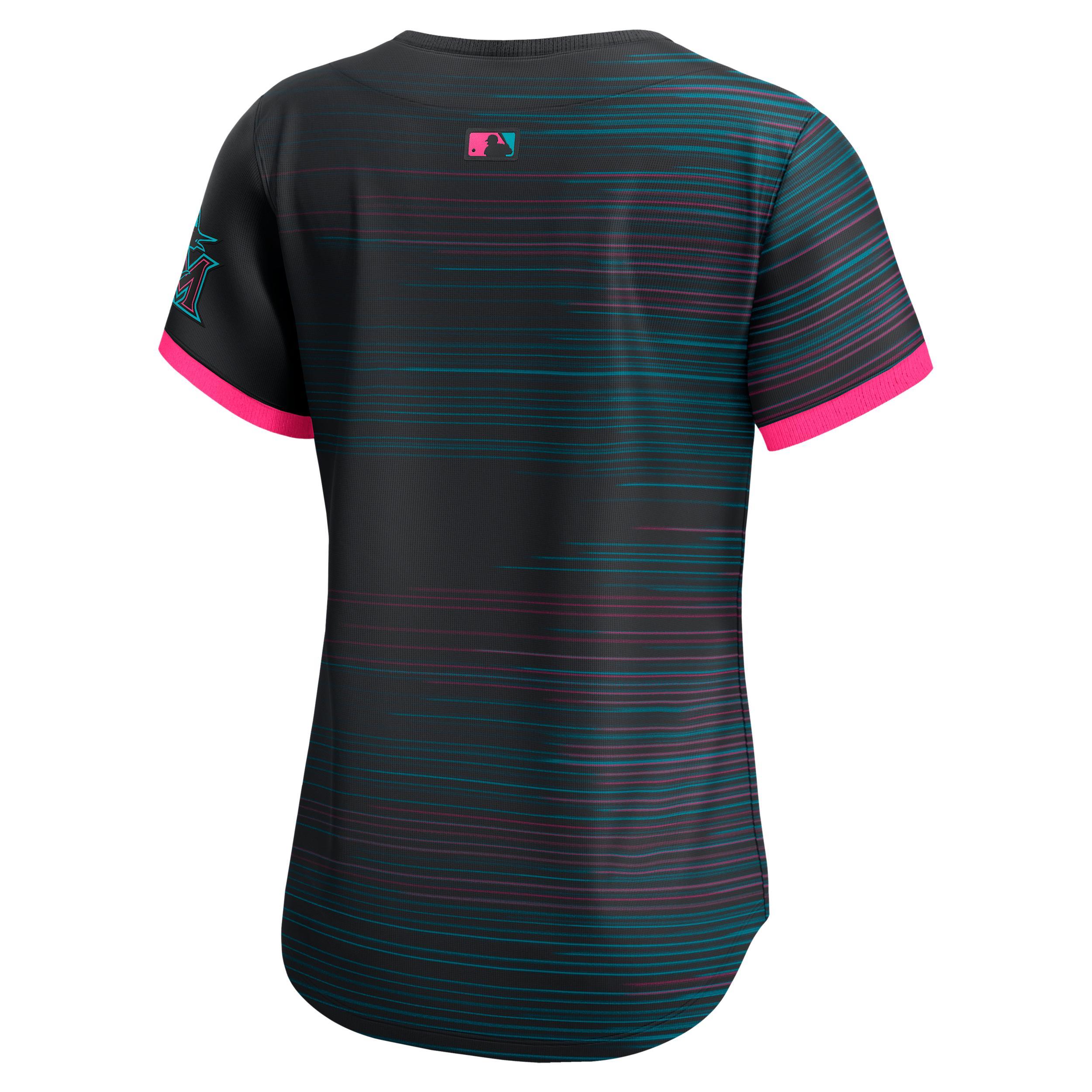 Miami Marlins City Connect Womenâs Nike Women's Dri-FIT ADV MLB Limited Jersey Product Image
