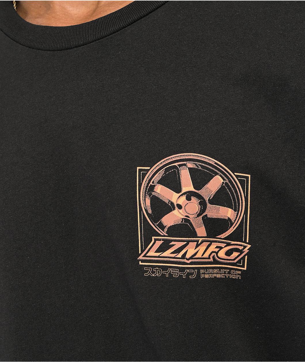 LZMFG Midnight Black T-Shirt Product Image