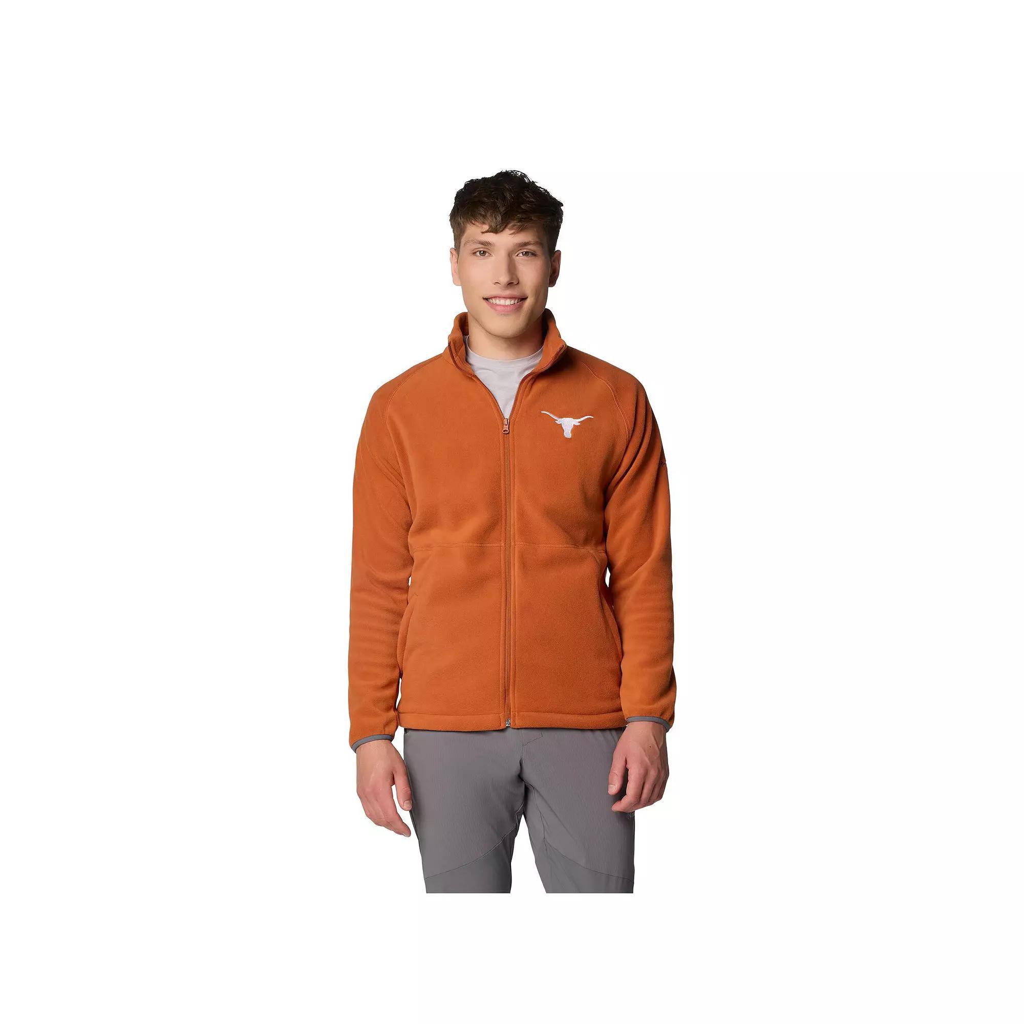 Men's Columbia  Texas Orange Texas Longhorns Flanker IV Fleece Full-Zip Jacket, Size: Large, Team Product Image