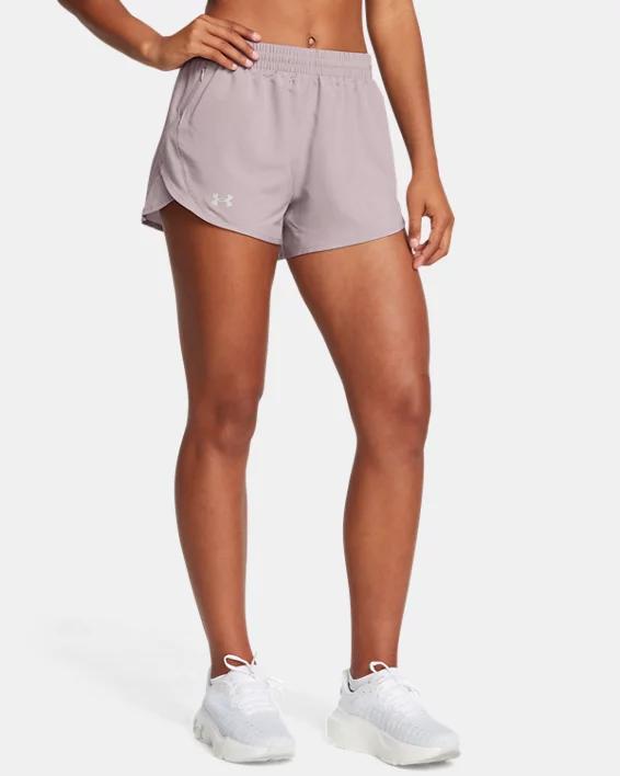 Women's Under Armour Fly-By Shorts, Size: XL, Ether Blue Product Image