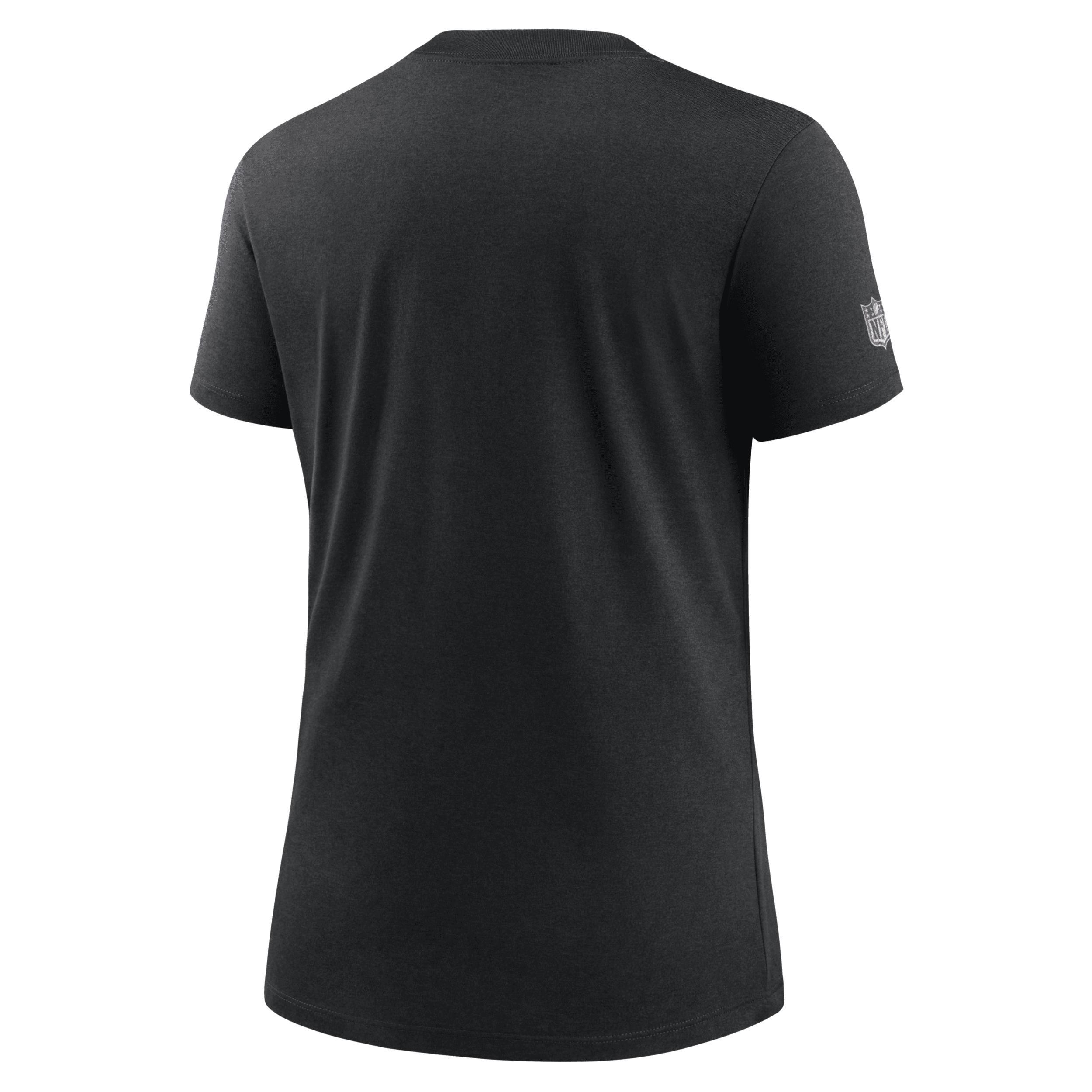 Women's Nike  Black New York Jets 2024 NFL Crucial Catch Tri-Blend T-Shirt, Size: XS Product Image