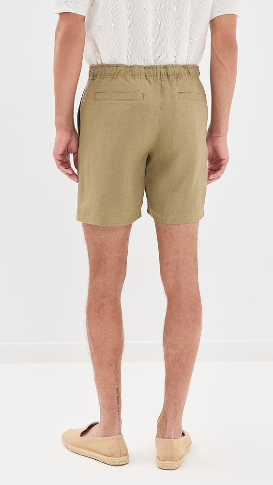Orlebar Brown Alex Linen Shorts | Shopbop Product Image