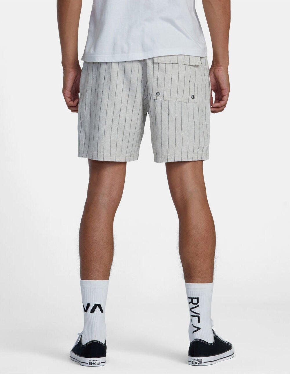 RVCA Sands Mens Elastic Waist Walkshorts - SILVER Product Image