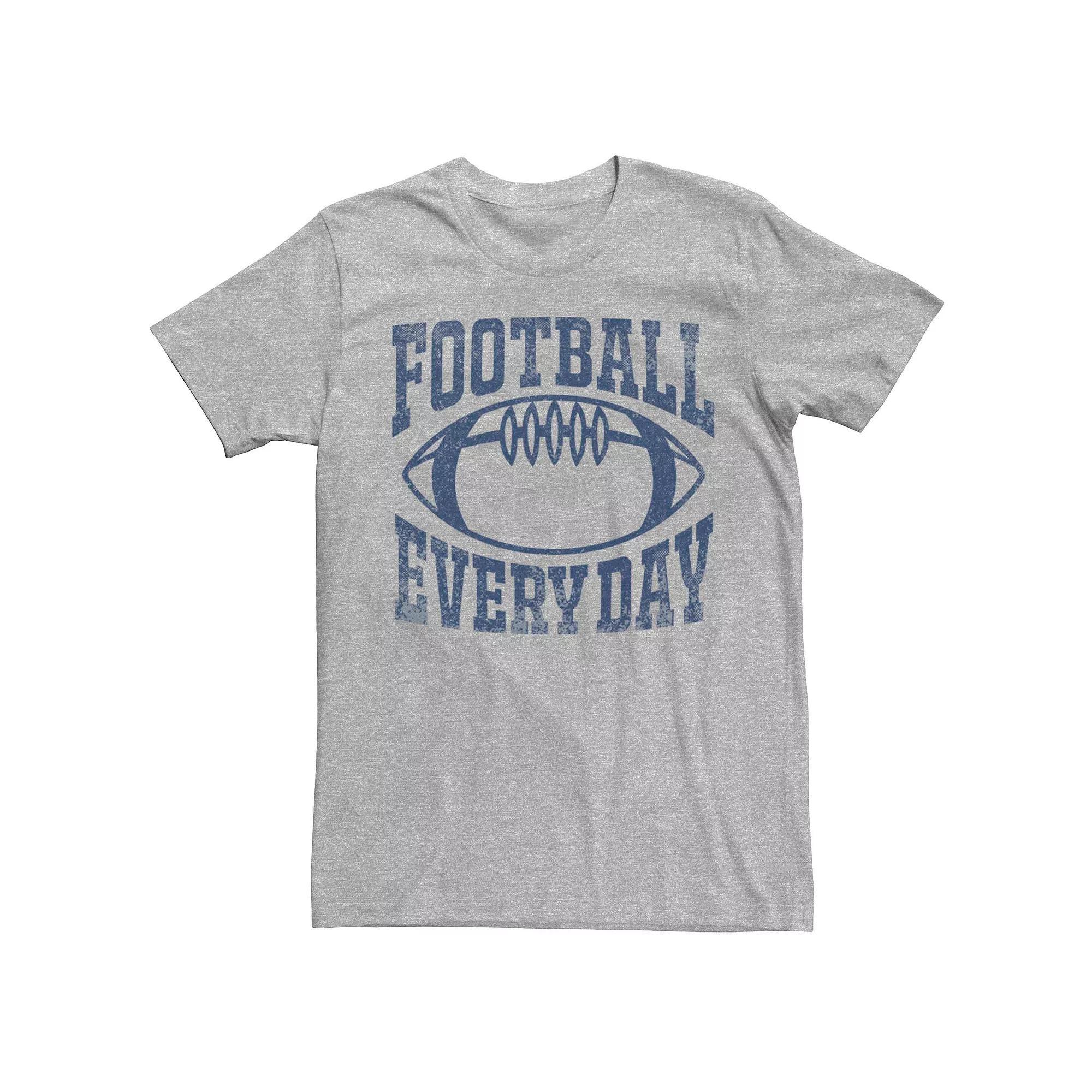 Men's Football Everyday Graphic Tee, Size: 3XL, Athletic Grey Product Image