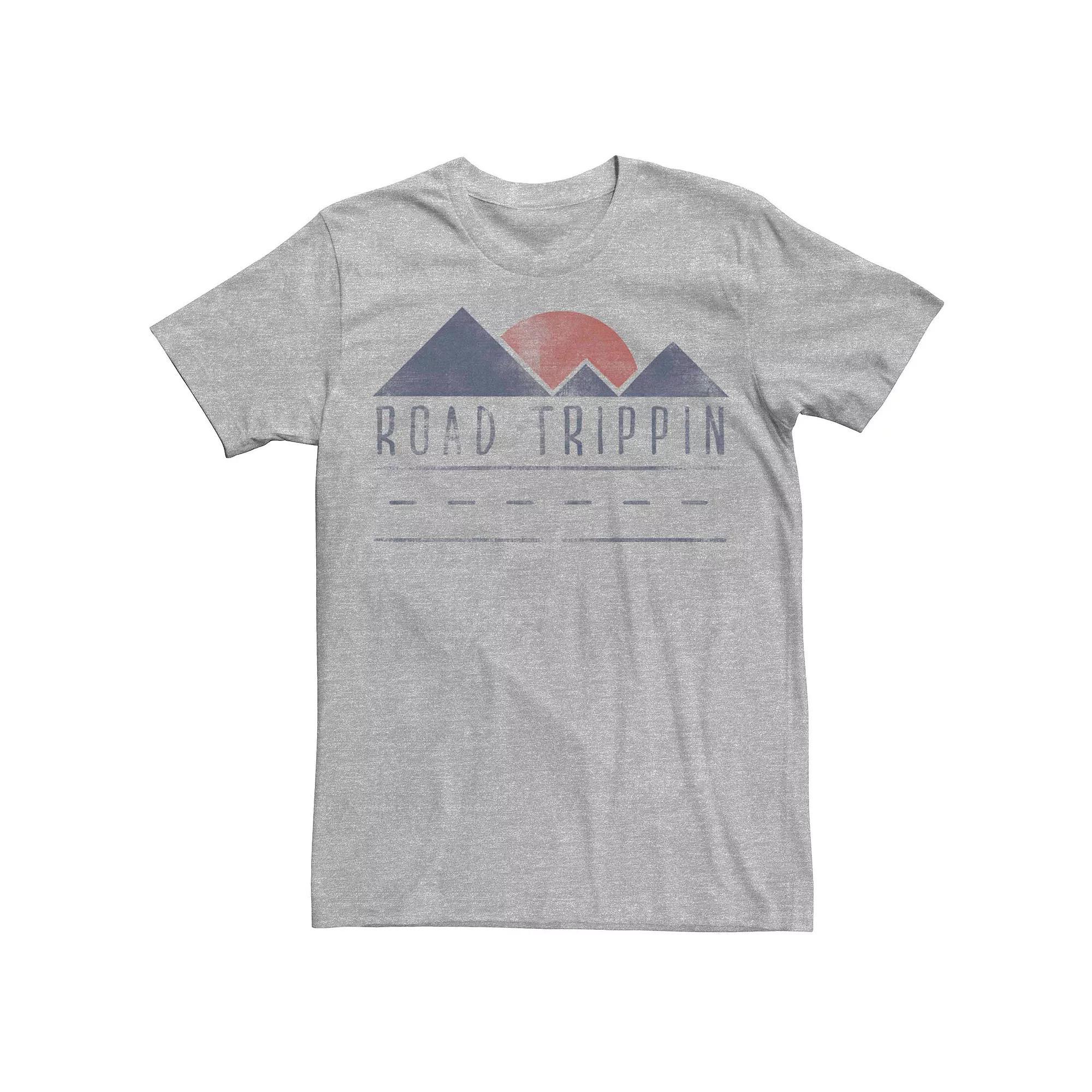 Mens Road Trippin Graphic Tee Athletic Grey Product Image