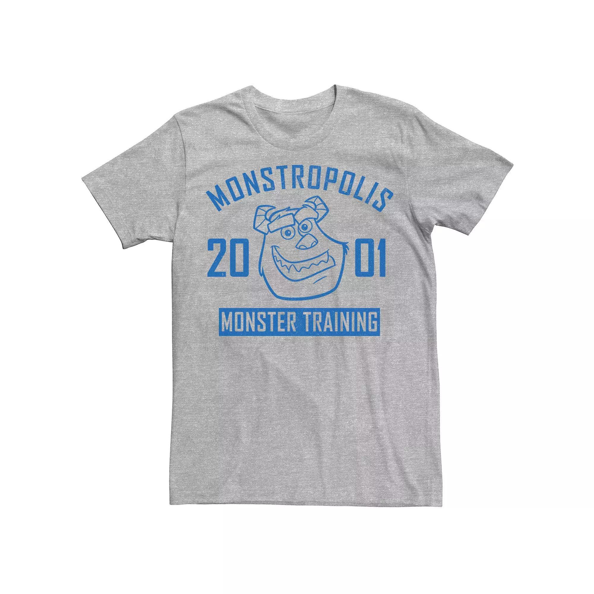 Pixar's Monster's Inc. Men's Monster In Training Graphic Tee, Size: 3XL, Athlc Hthr Product Image