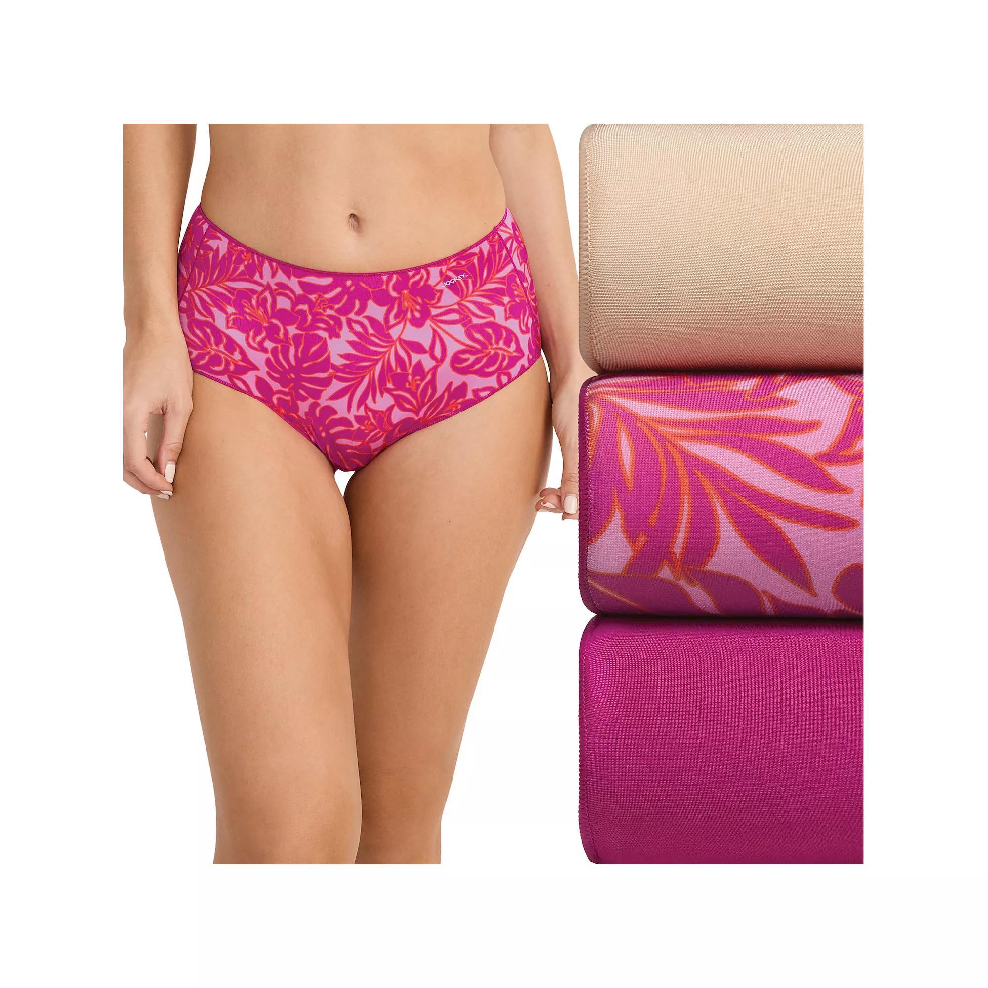 Womens Jockey No Panty Line Promise 3-Pack Hip Brief Panty Set 1772 Product Image